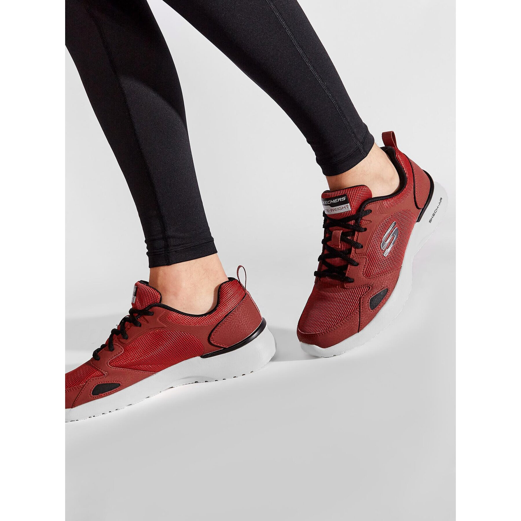 Skechers Pantofi Venturik 232292/RDBK Roșu - Pled.ro