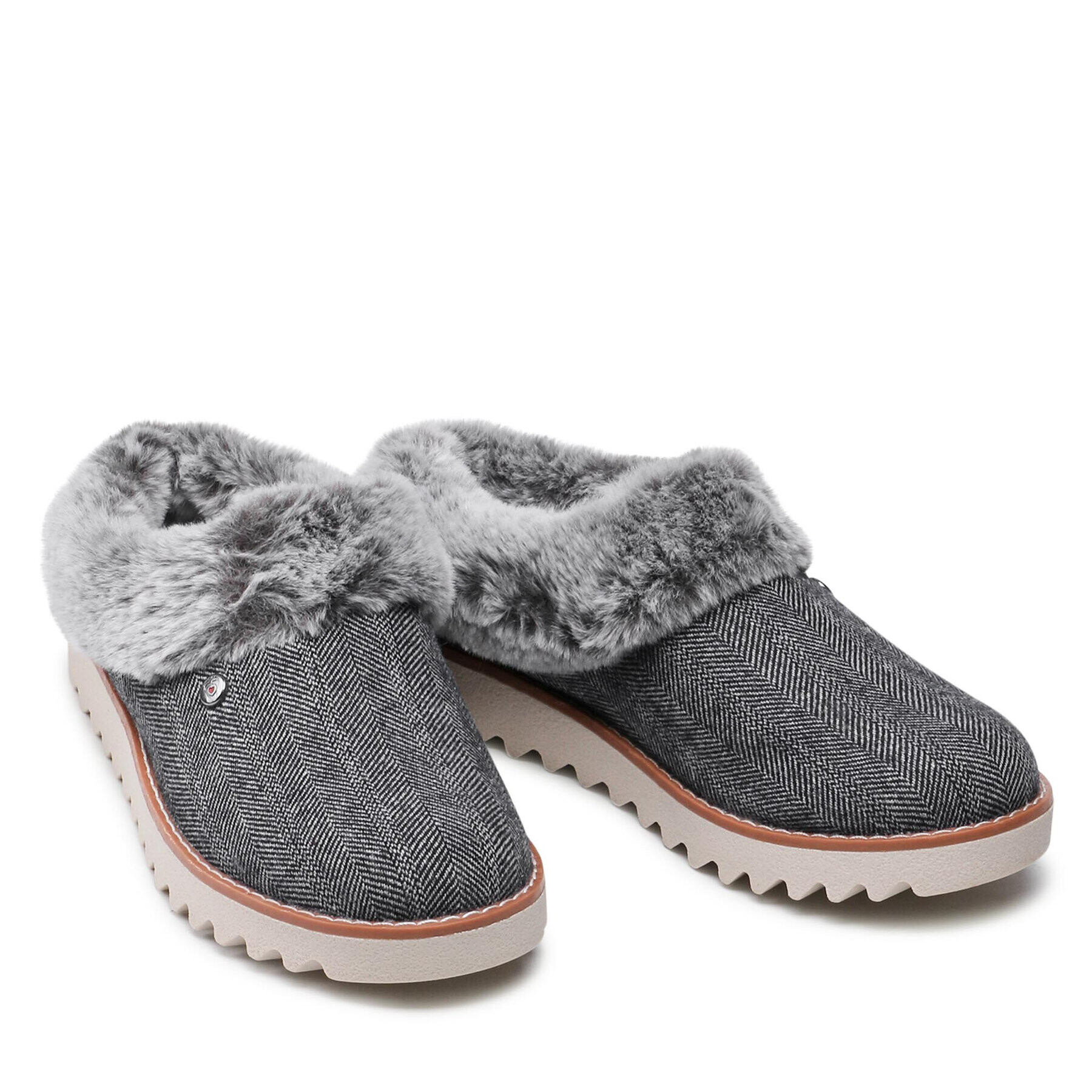 Skechers Papuci de casă Foxy Foxtrot 113422/NVY Bleumarin - Pled.ro