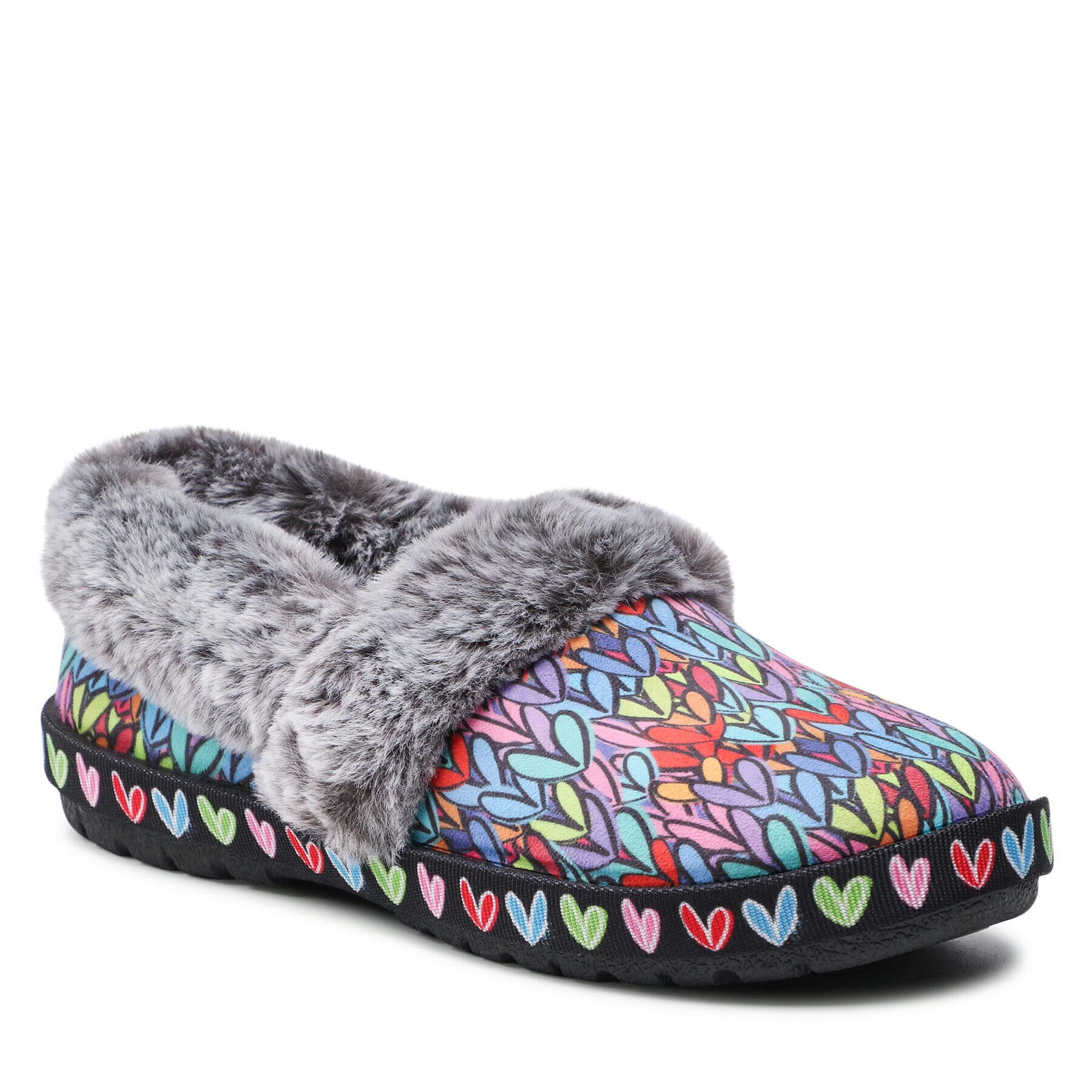 Skechers Papuci de casă Love Renegade 113609/BKMT Colorat - Pled.ro