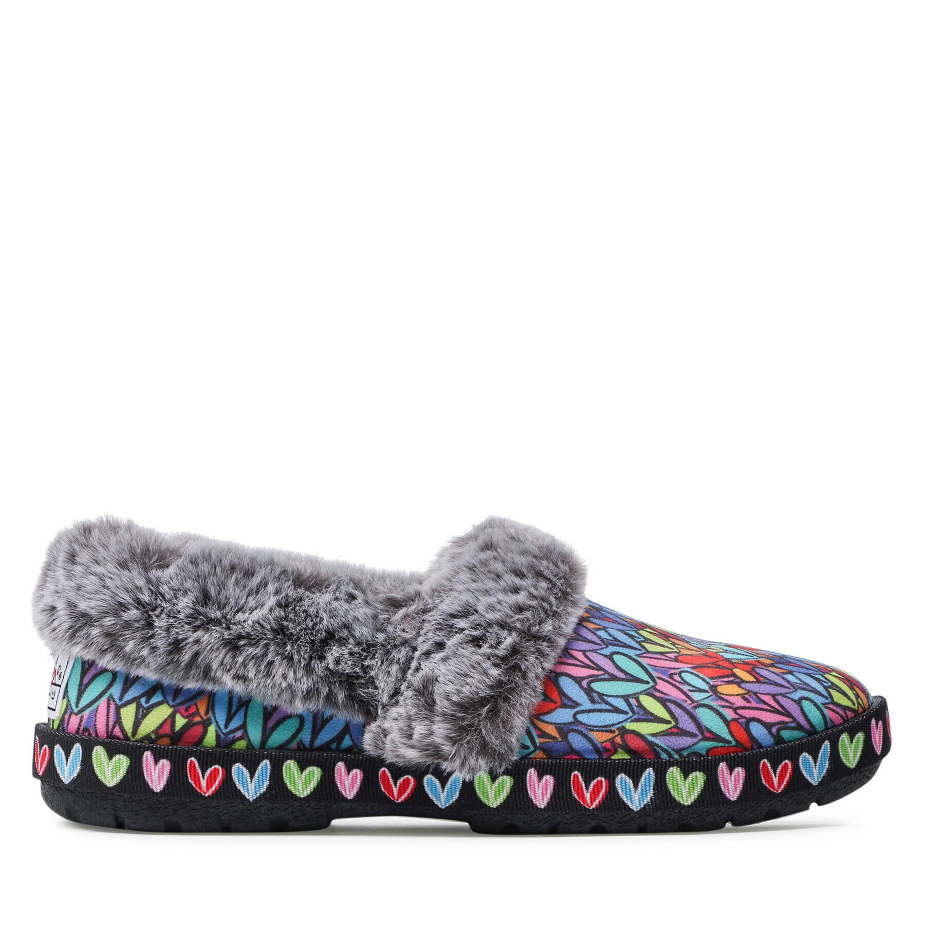 Skechers Papuci de casă Love Renegade 113609/BKMT Colorat - Pled.ro