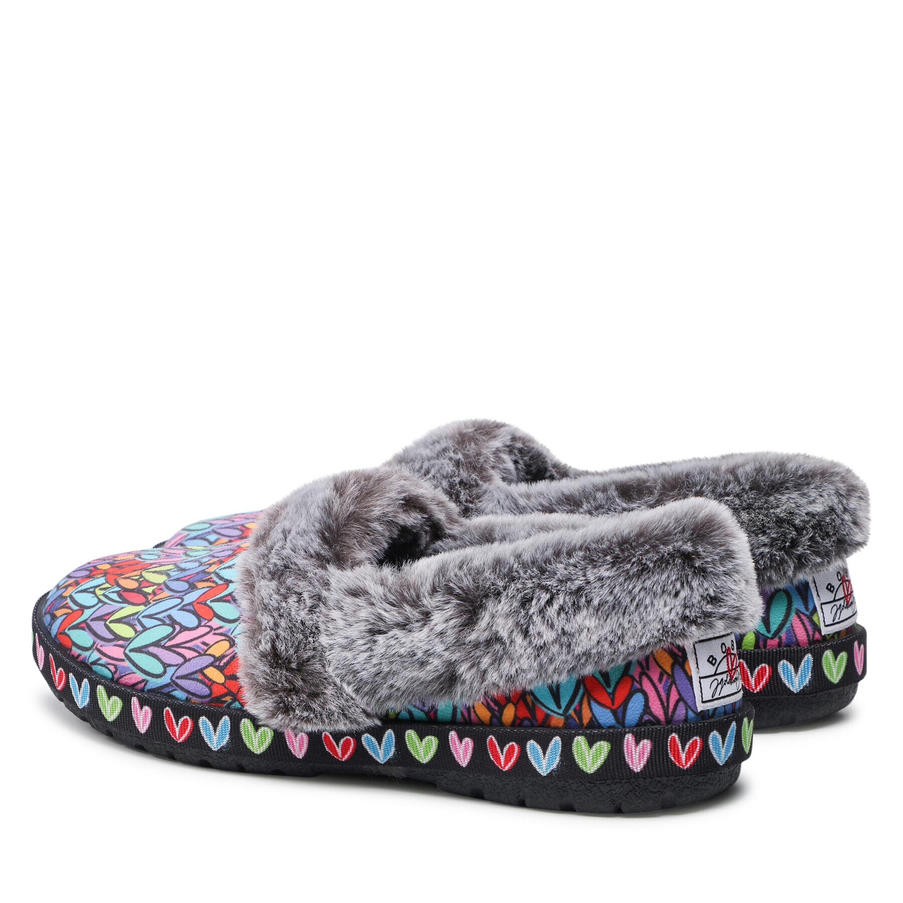 Skechers Papuci de casă Love Renegade 113609/BKMT Colorat - Pled.ro