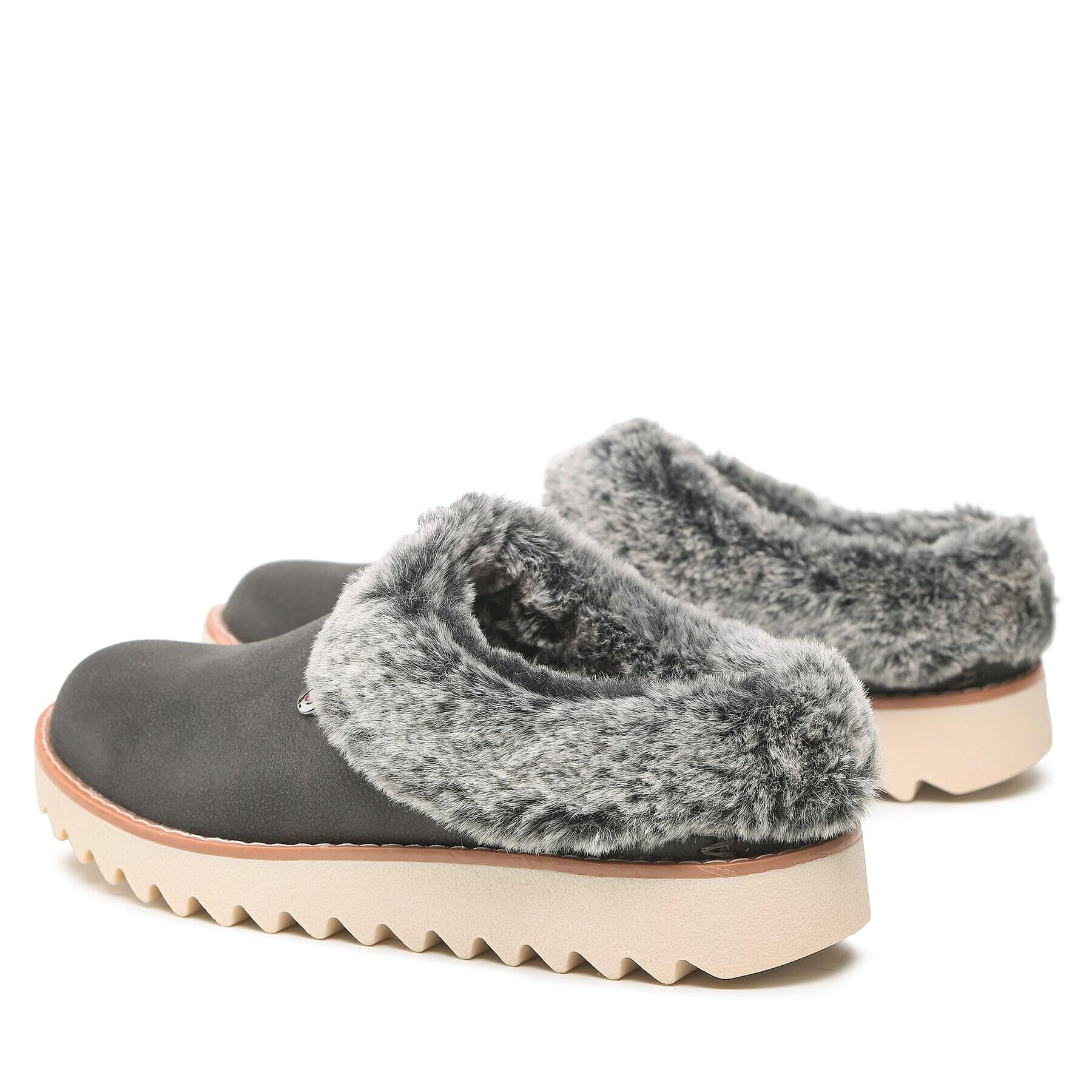 Skechers Papuci de casă Winter Rock 113423/CCL Gri - Pled.ro