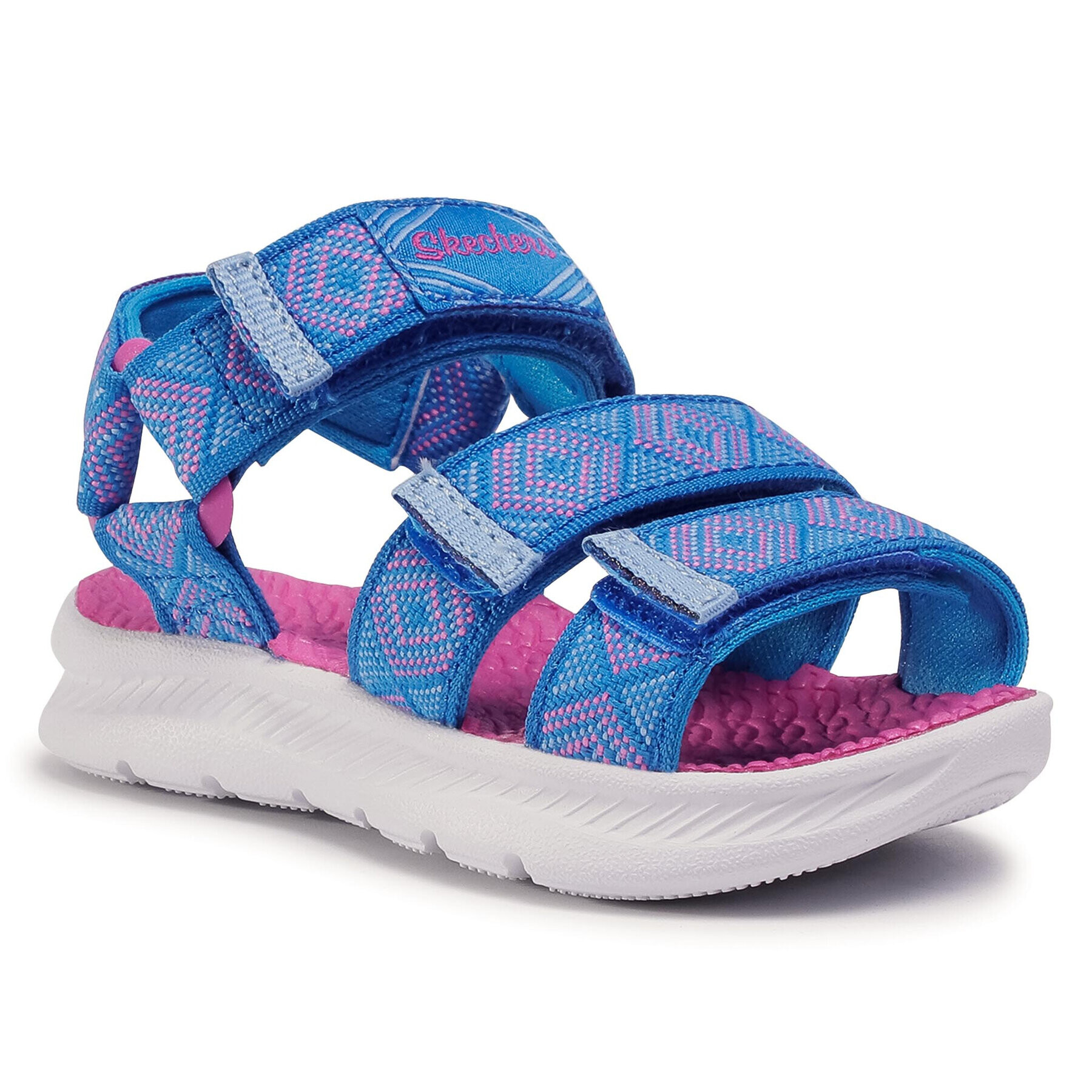 Skechers Sandale Bohemian Beauty 302098N/BLPK Albastru - Pled.ro