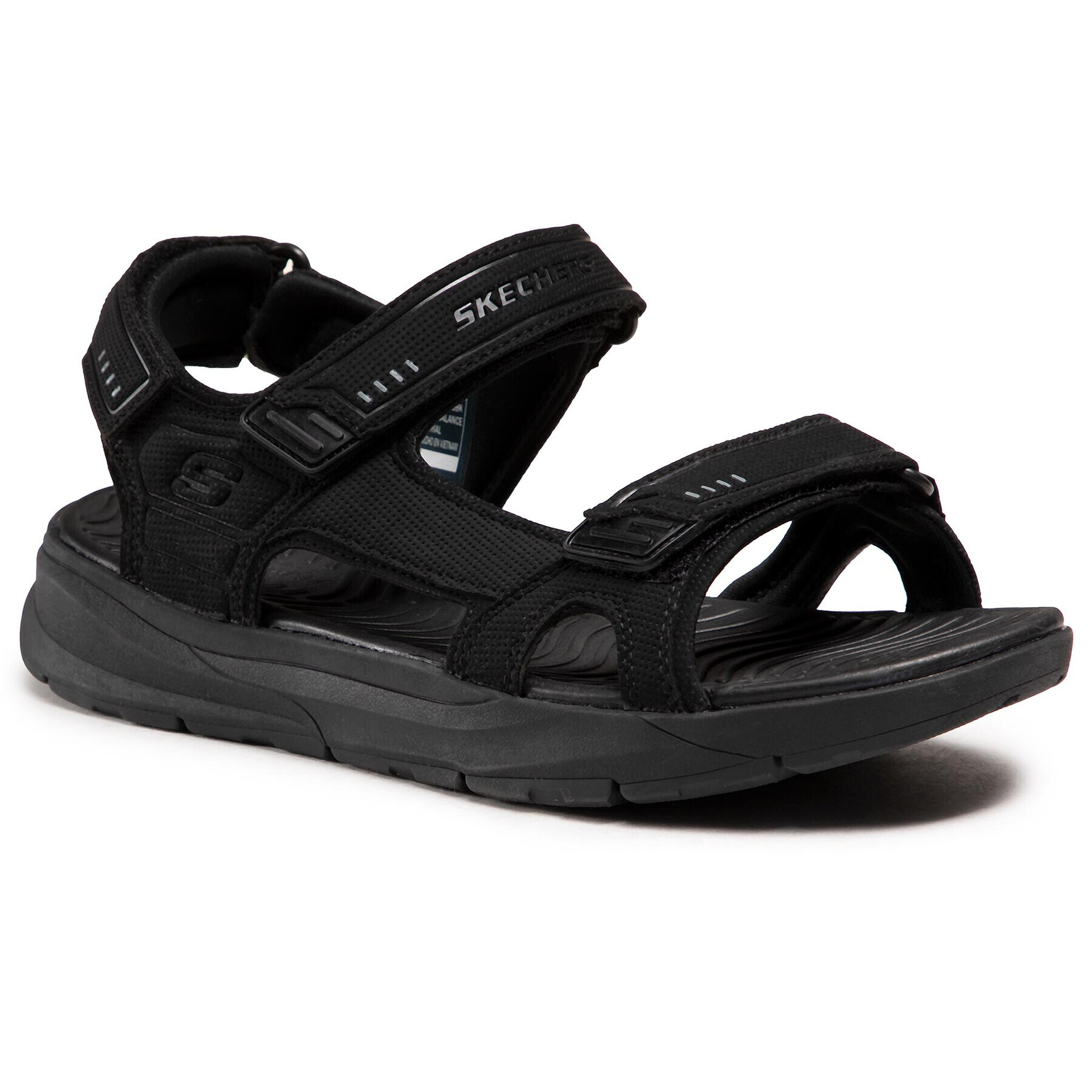 Skechers Sandale Senco 66067/BBK Negru - Pled.ro