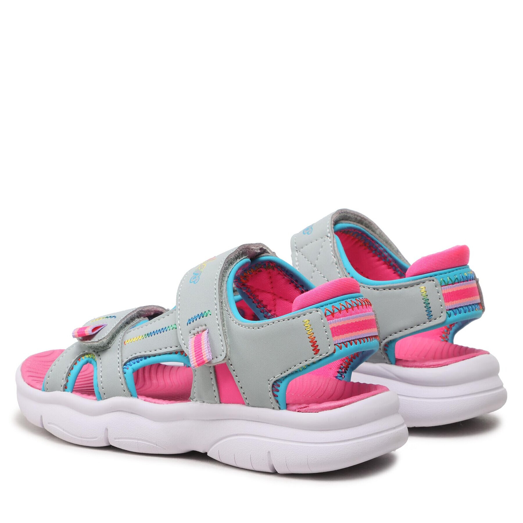 Skechers Sandale Vibrant Mood 302984L/SLPK Gri - Pled.ro