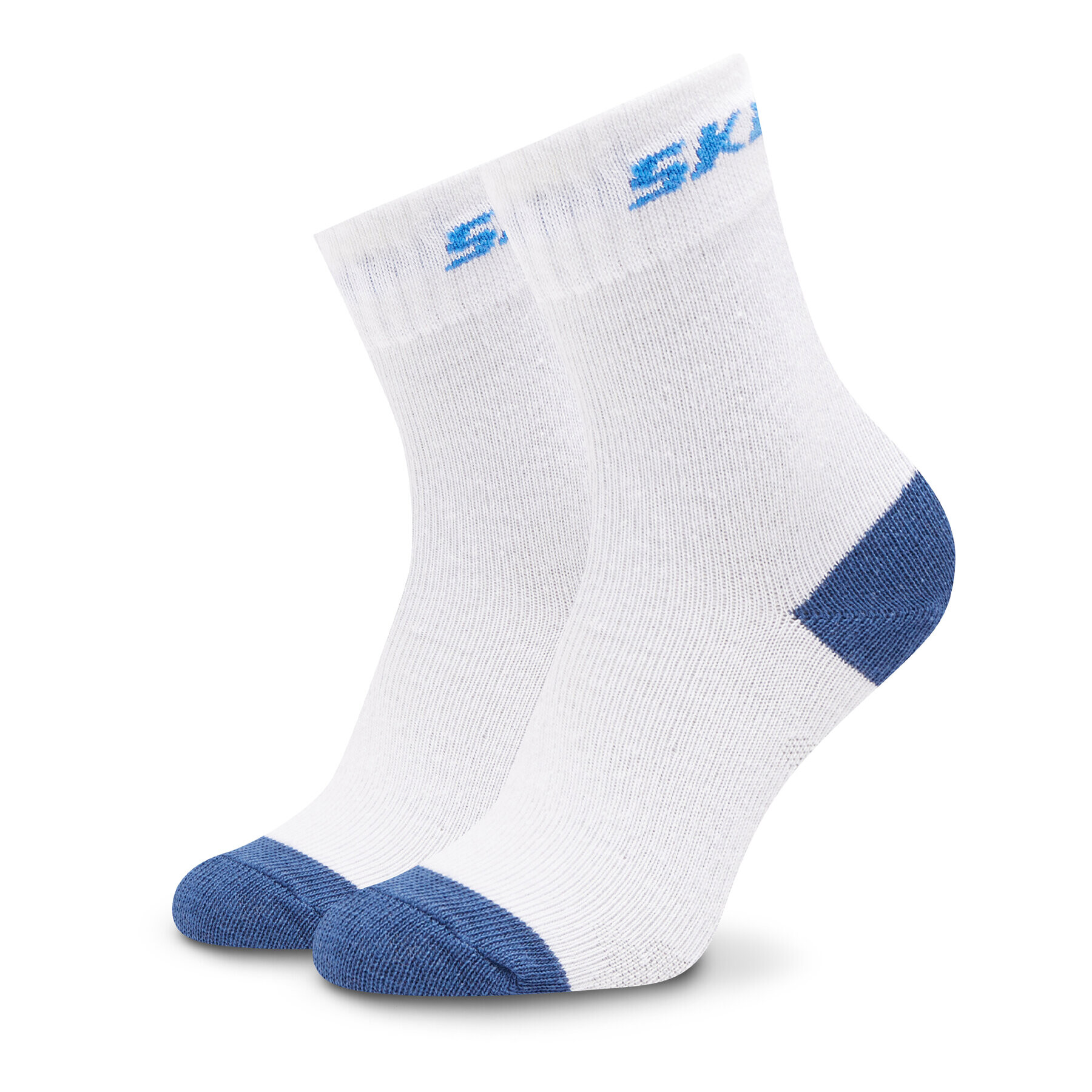 Skechers Set de 4 perechi de șosete lungi pentru copii SK41092 Alb - Pled.ro