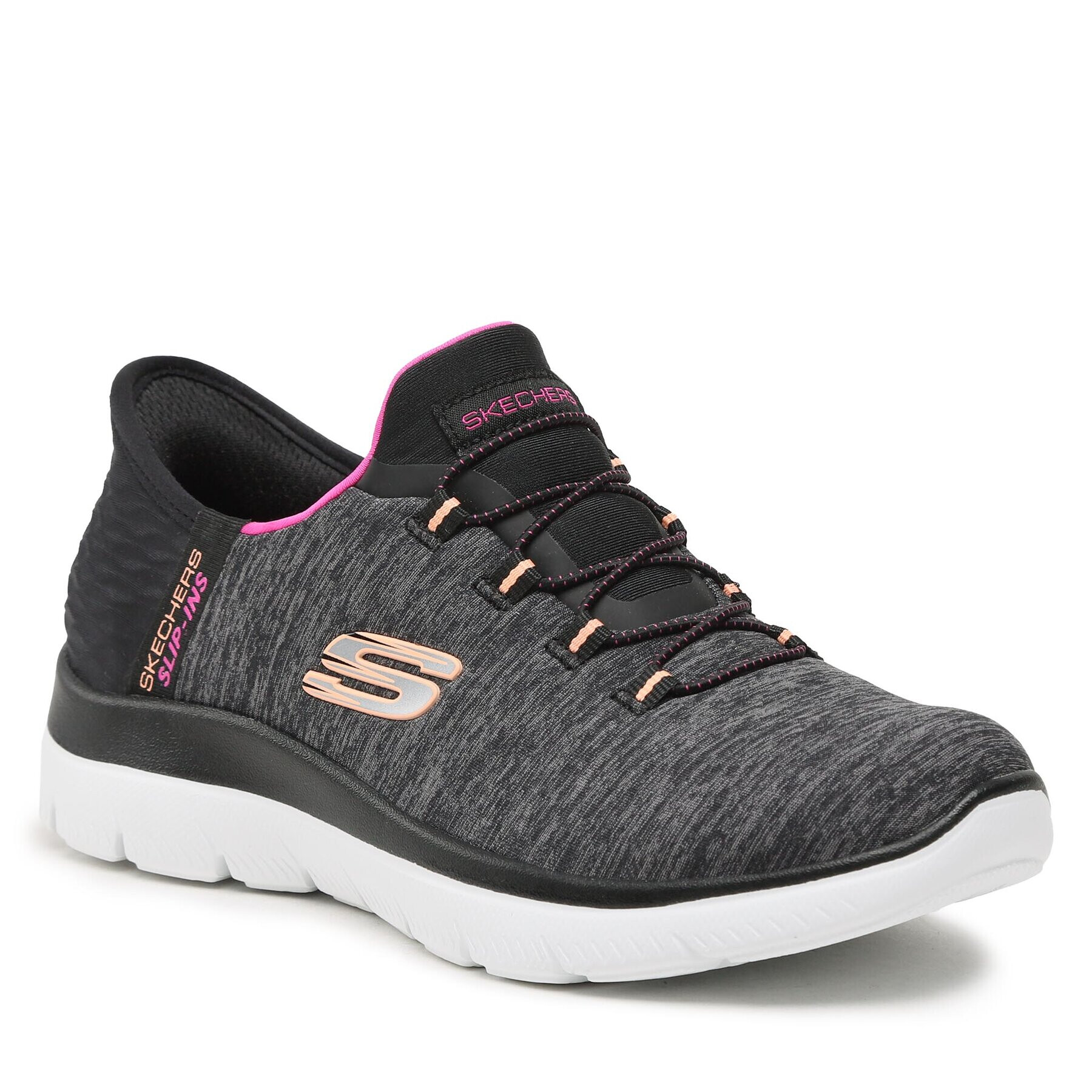 Skechers Sneakers Dazzling Haze 149937/BKMT Negru - Pled.ro