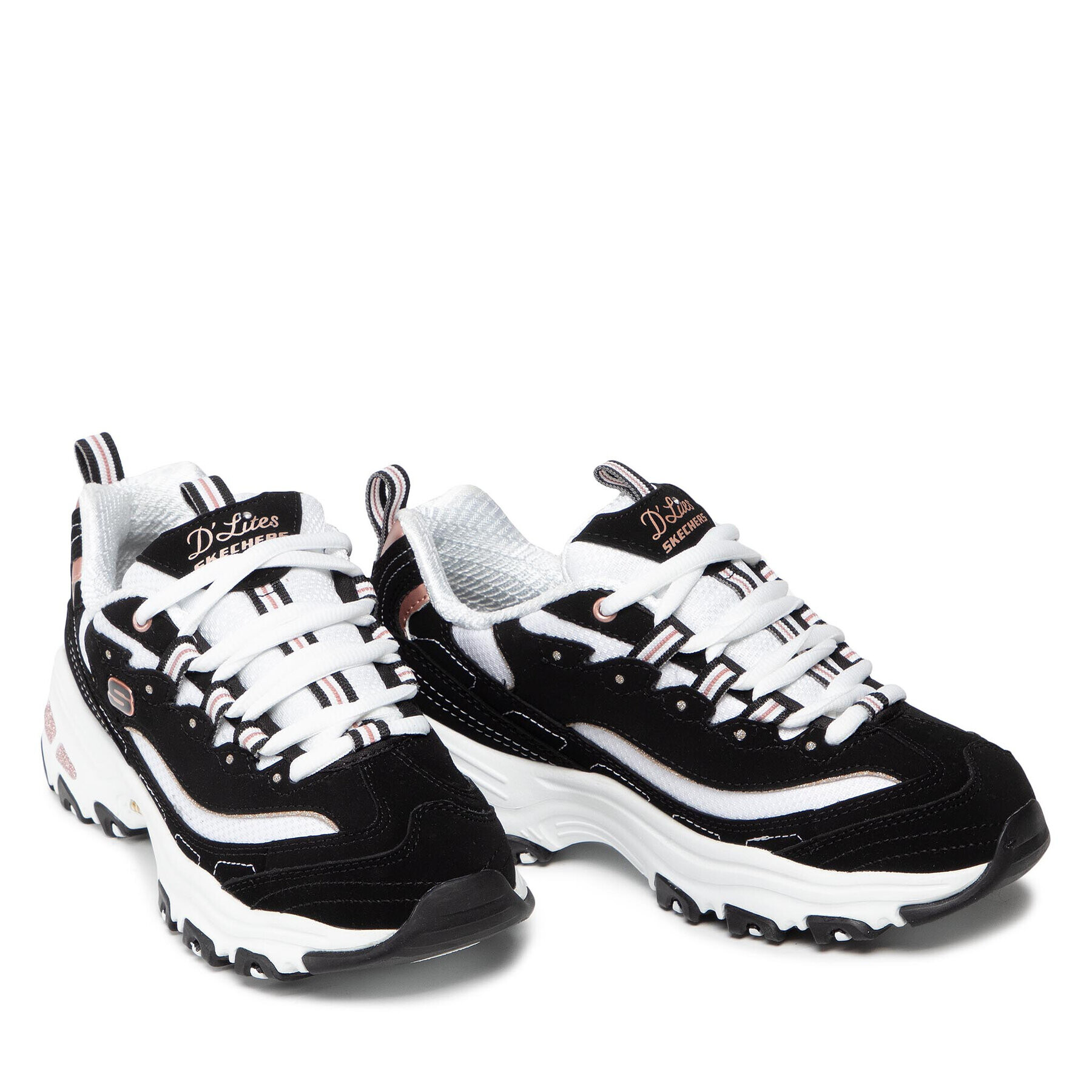 Skechers Sneakers Devoted Fan 13154/BKRG Negru - Pled.ro