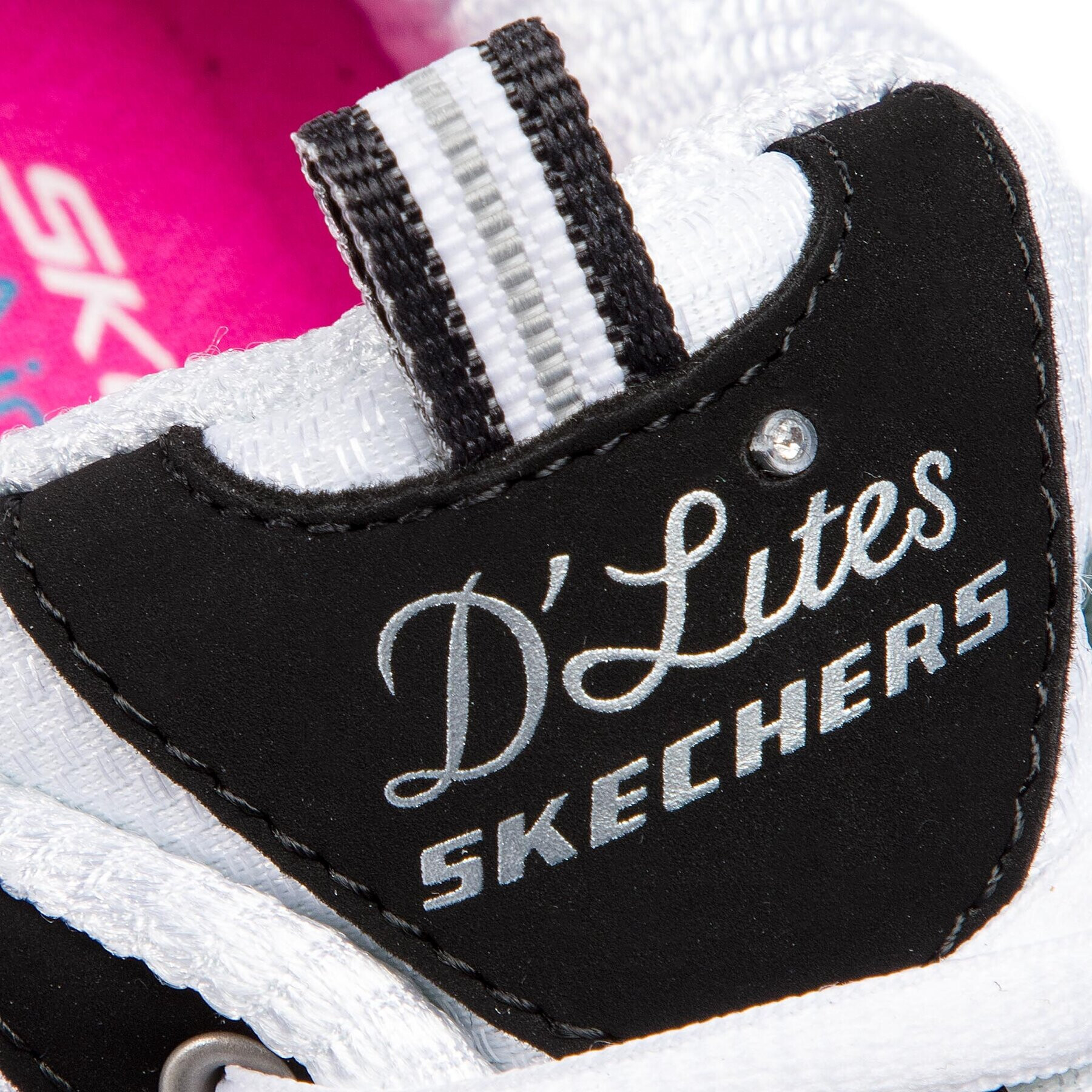 Skechers Sneakers D'lites Biggest Fan 11930/BKW Negru - Pled.ro