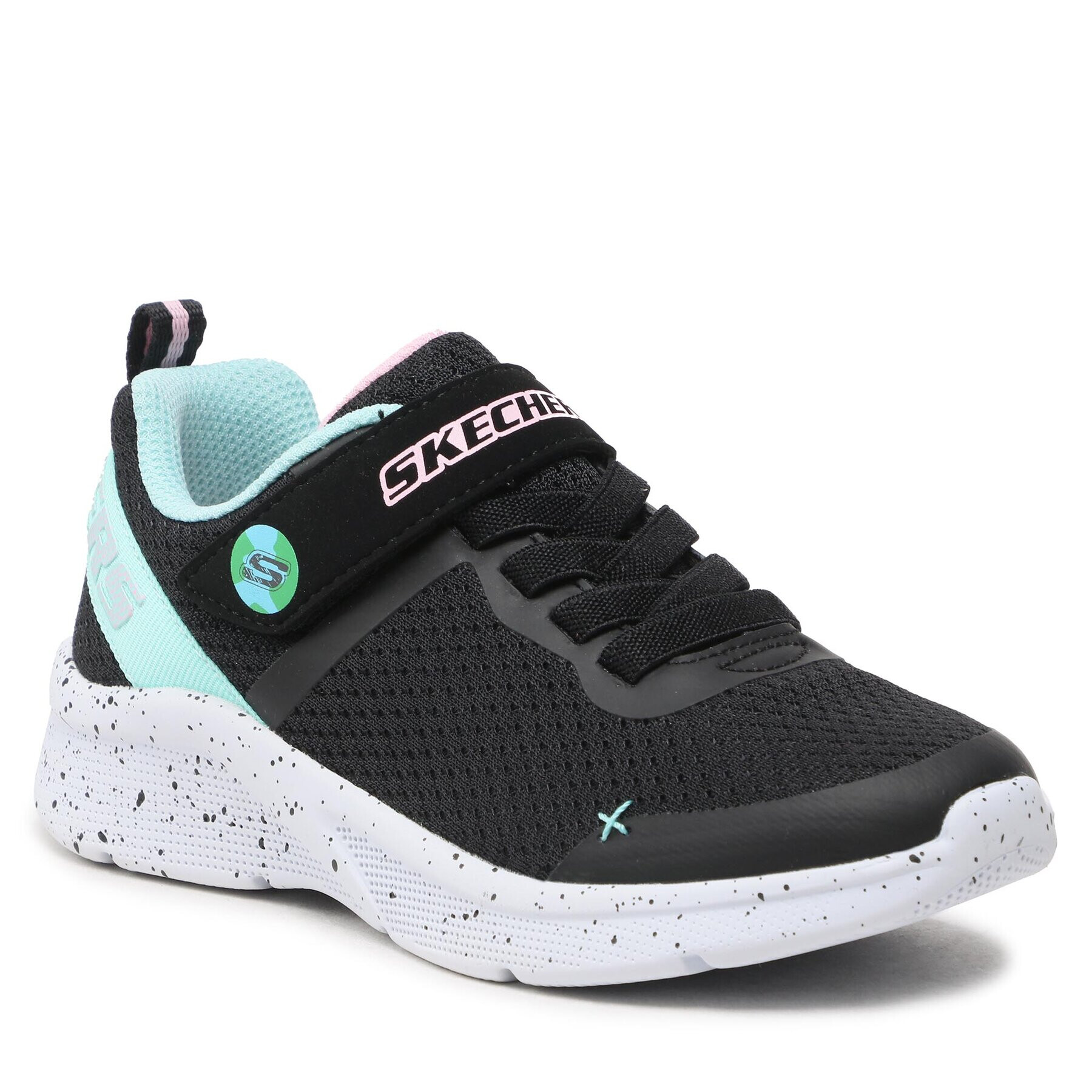 Skechers Sneakers Eco Fun 302488L/BKAQ Negru - Pled.ro