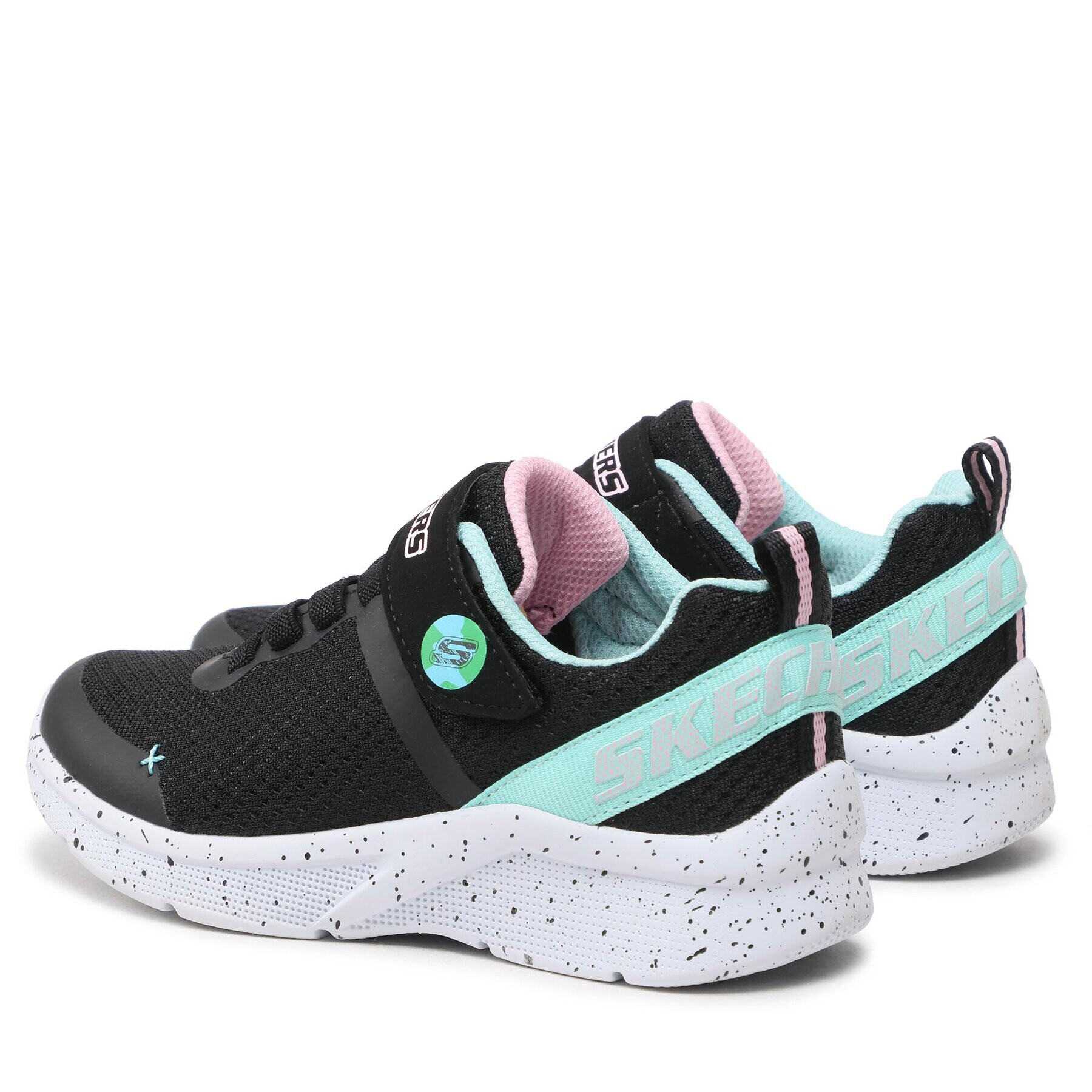 Skechers Sneakers Eco Fun 302488L/BKAQ Negru - Pled.ro