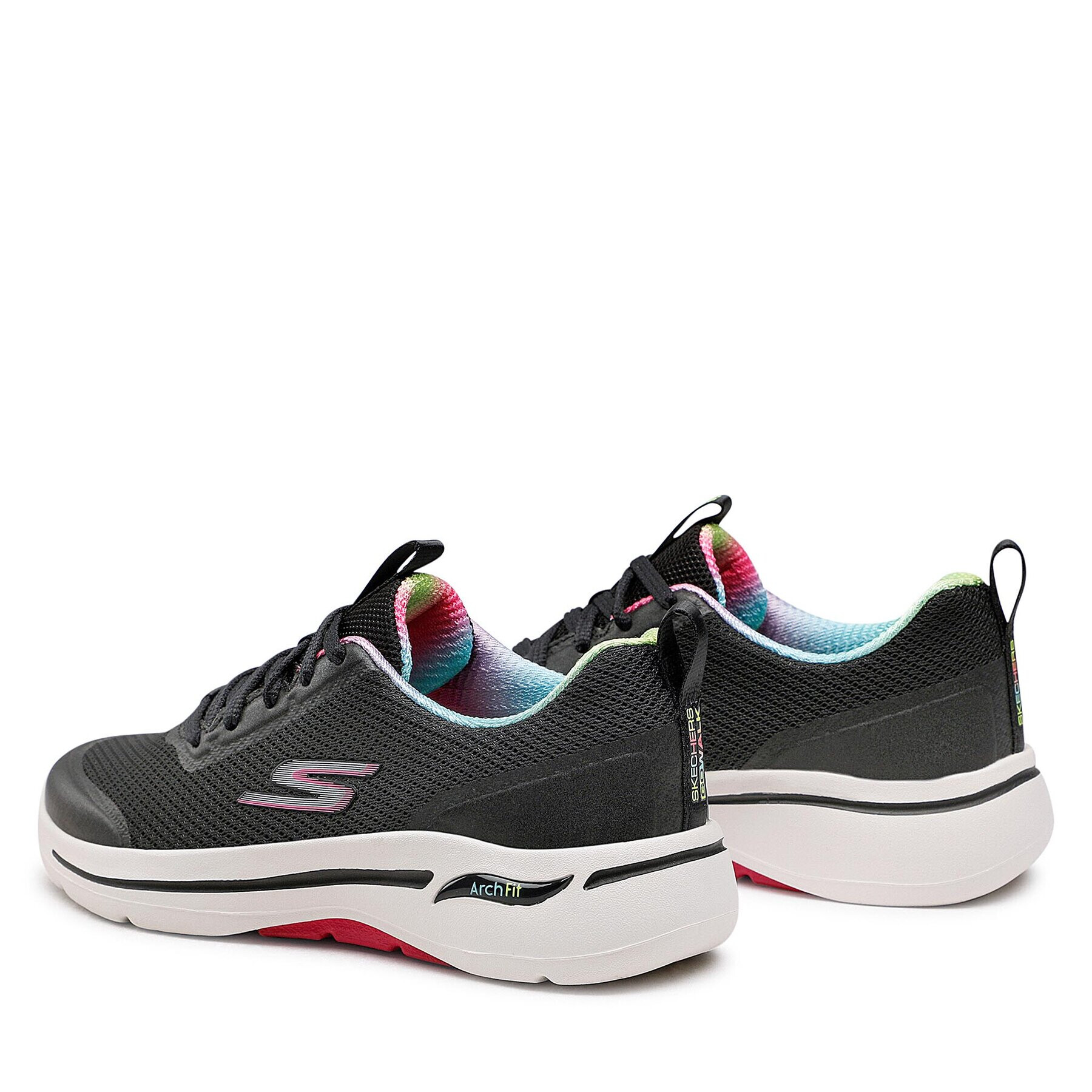 Skechers Sneakers Go Walk Arch Fit 124868/BKHP Negru - Pled.ro