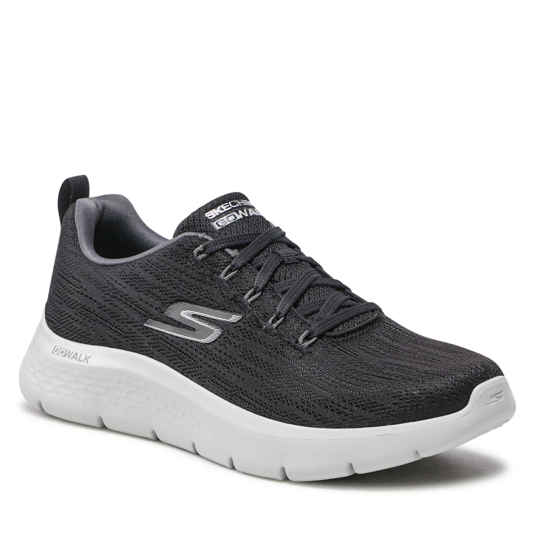 Skechers Sneakers Go Walk Flex 216481/BKGY Negru - Pled.ro