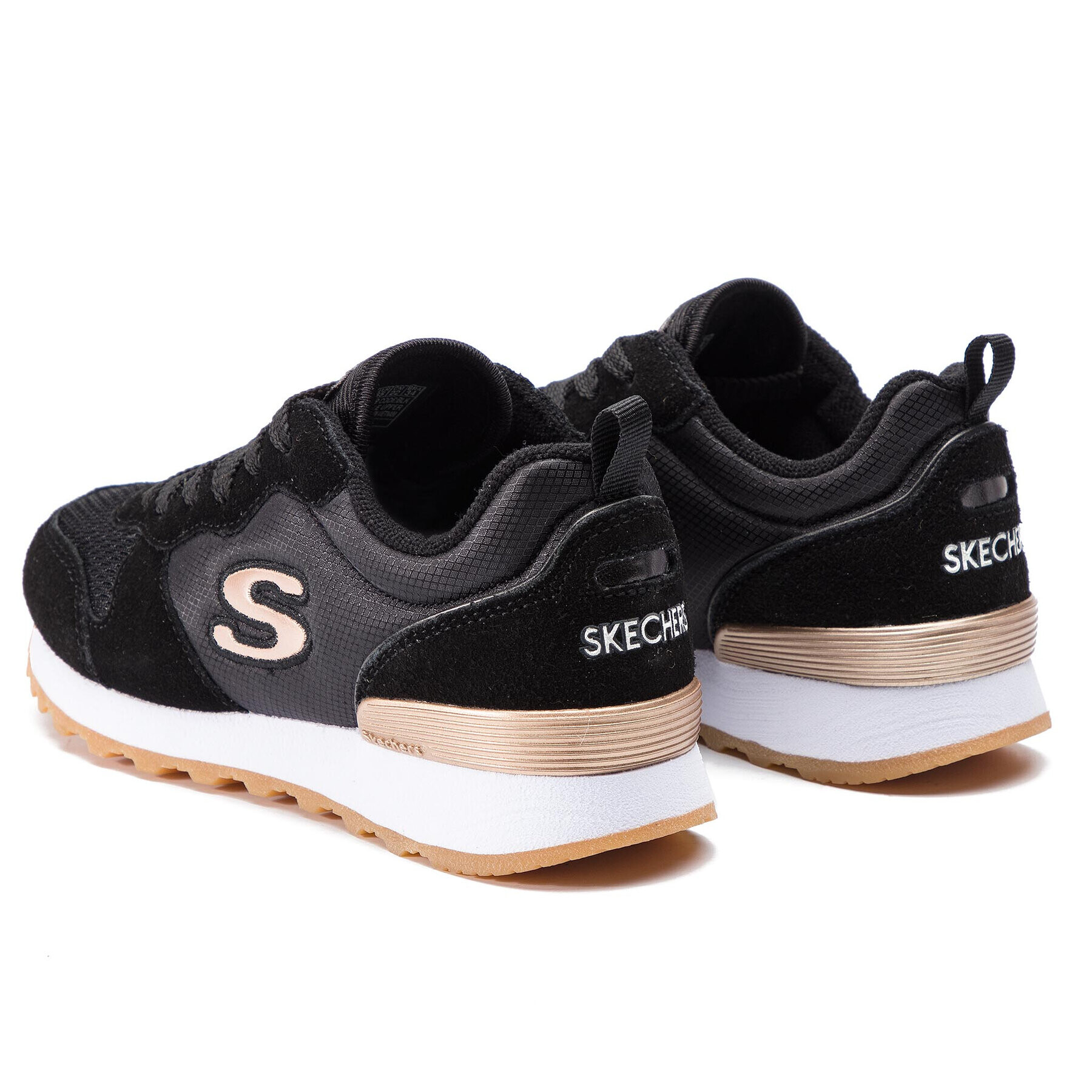 Skechers Sneakers Goldn Gurl 111/BLK Negru - Pled.ro