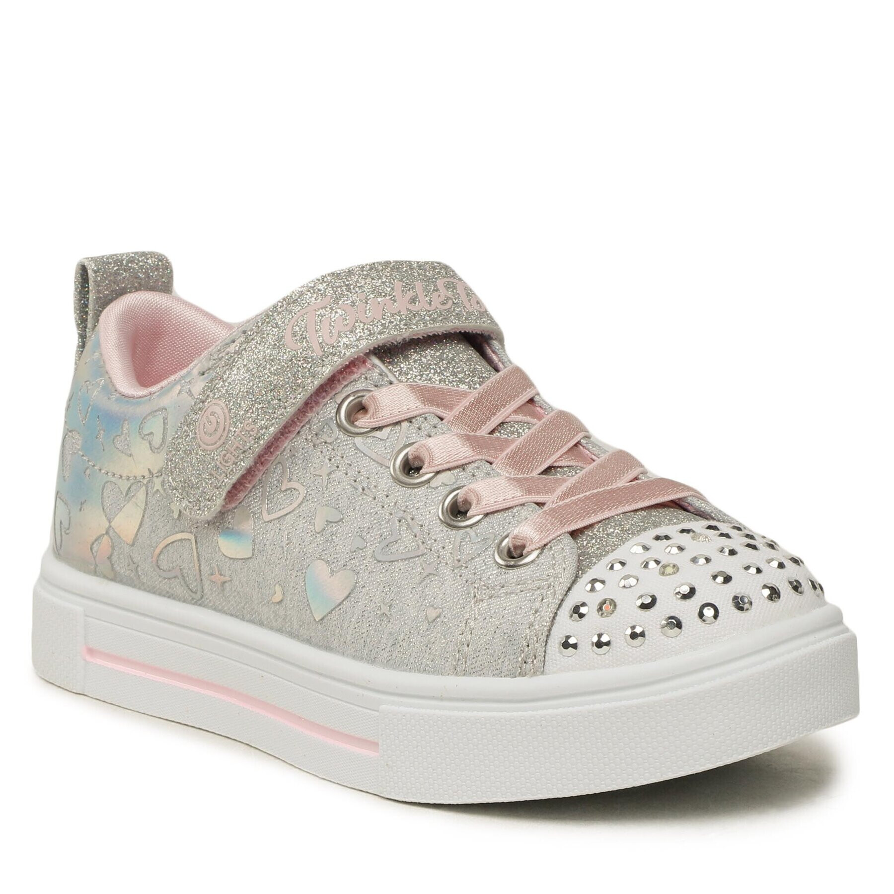 Skechers Sneakers Heather Charm 314787L/GYSL Argintiu - Pled.ro