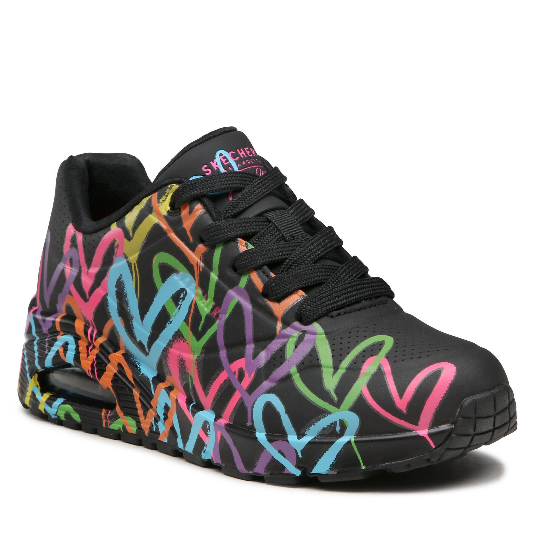 Skechers Sneakers Highlight Love 177981/BKMT Negru - Pled.ro