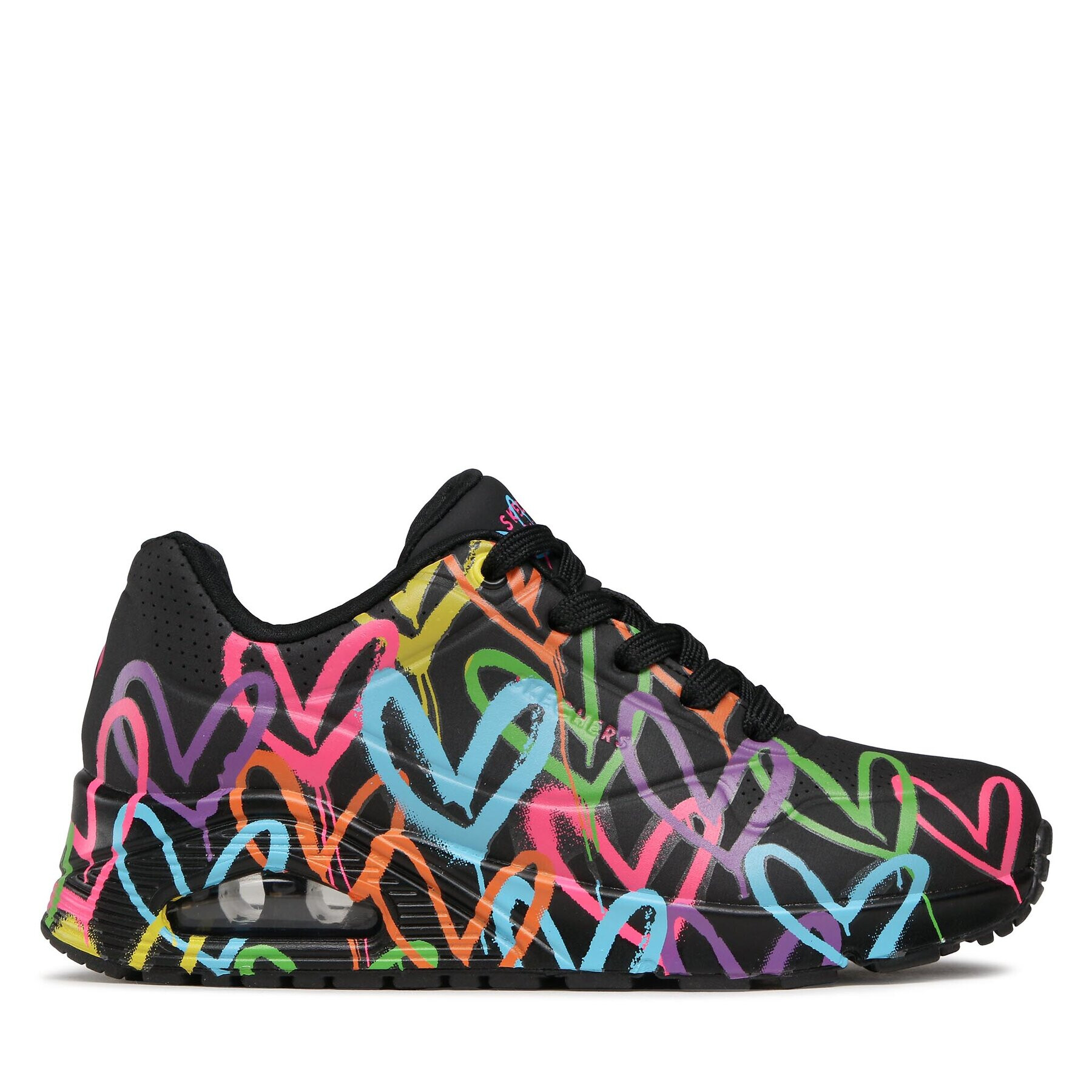 Skechers Sneakers Highlight Love 177981/BKMT Negru - Pled.ro