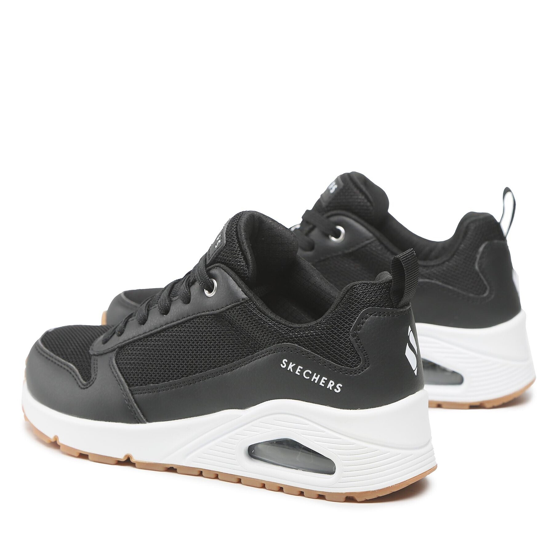 Skechers Sneakers Uno Inside Matters 155005/BKW Negru - Pled.ro