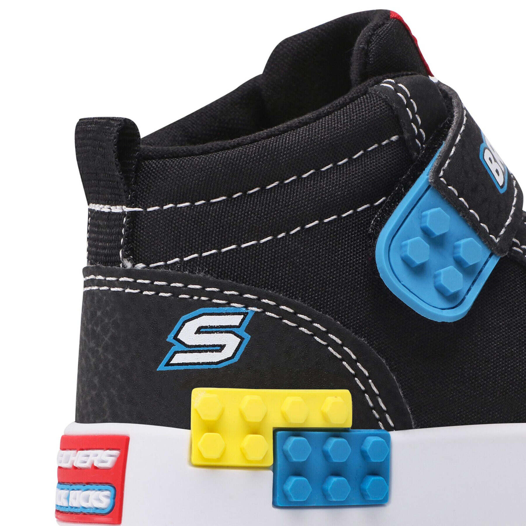 Skechers Sneakers Lil Constructor 402224N/BKMT Negru - Pled.ro