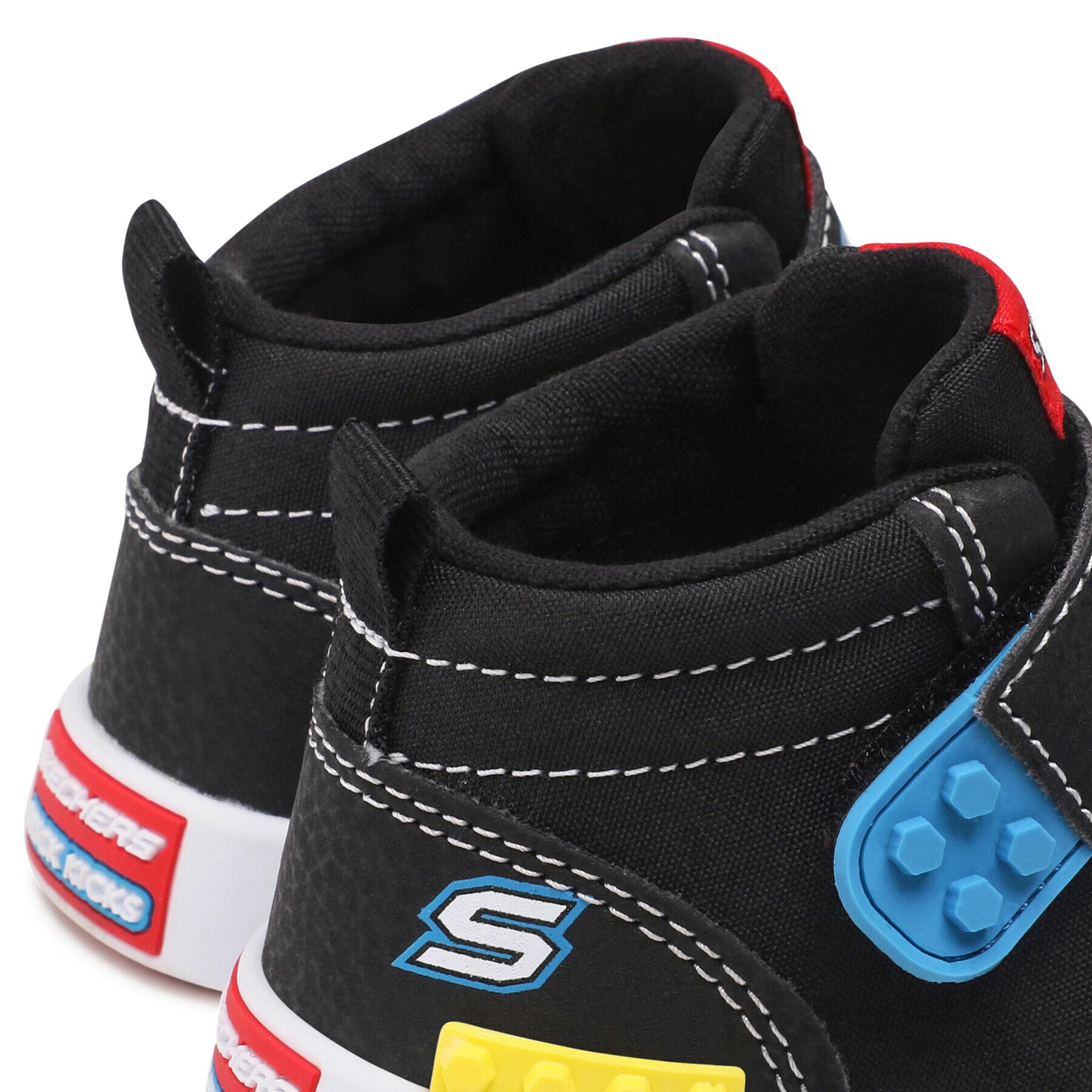 Skechers Sneakers Lil Constructor 402224N/BKMT Negru - Pled.ro