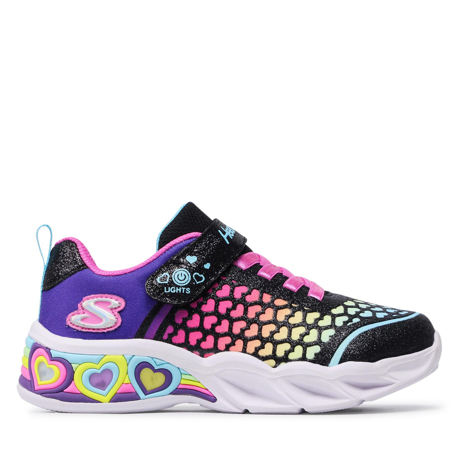 Skechers Sneakers Lovely Colors 302312L/BKMT Negru - Pled.ro