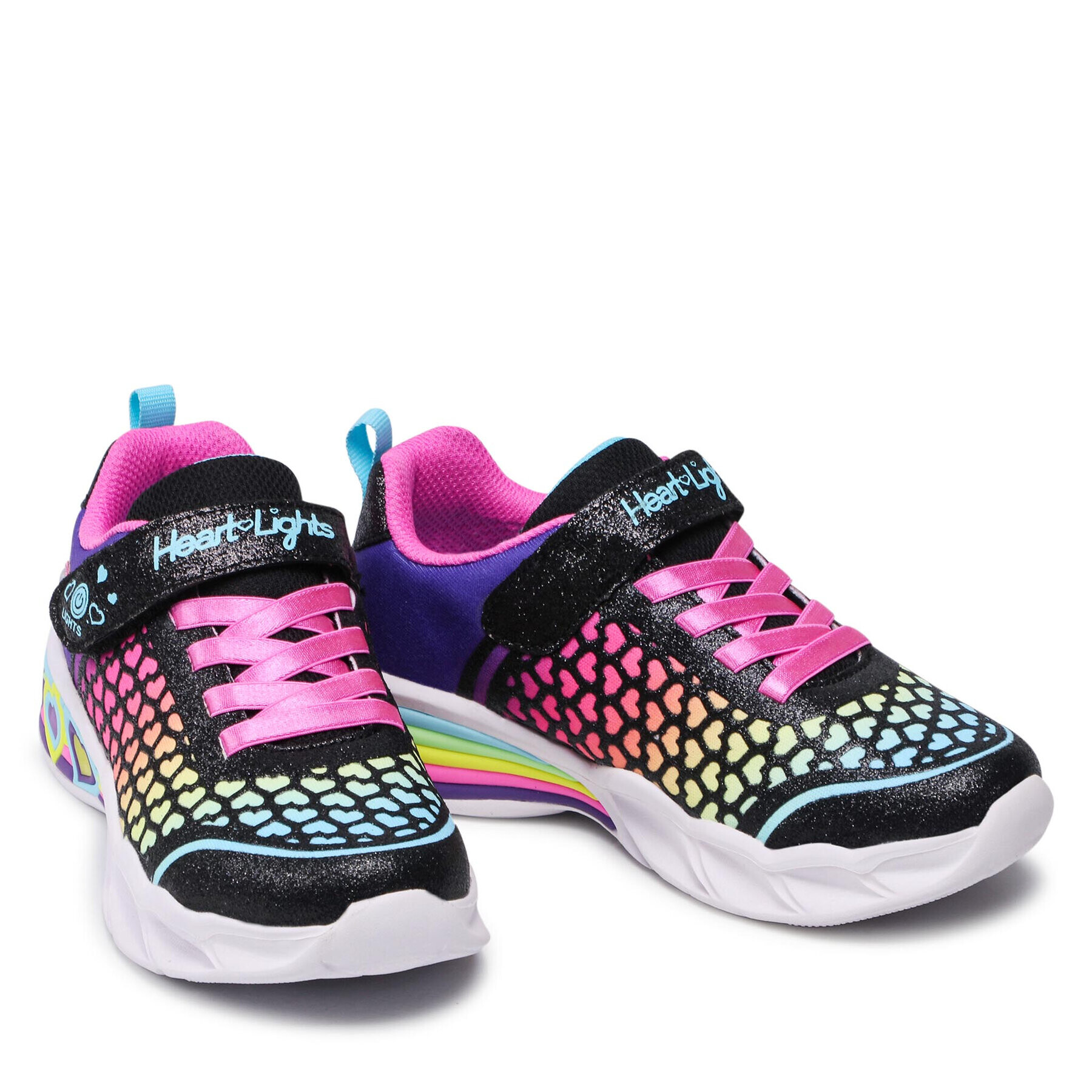 Skechers Sneakers Lovely Colors 302312L/BKMT Negru - Pled.ro