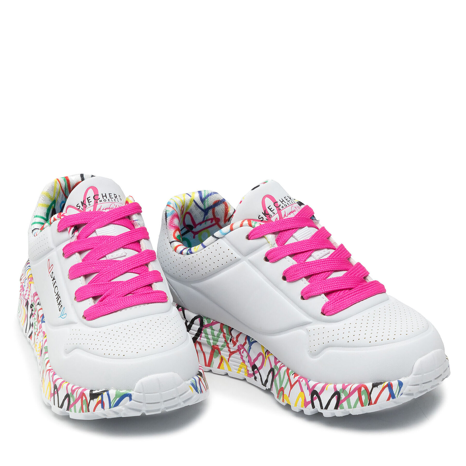 Skechers Sneakers Lovely Luv 314976L/WMLT Alb - Pled.ro