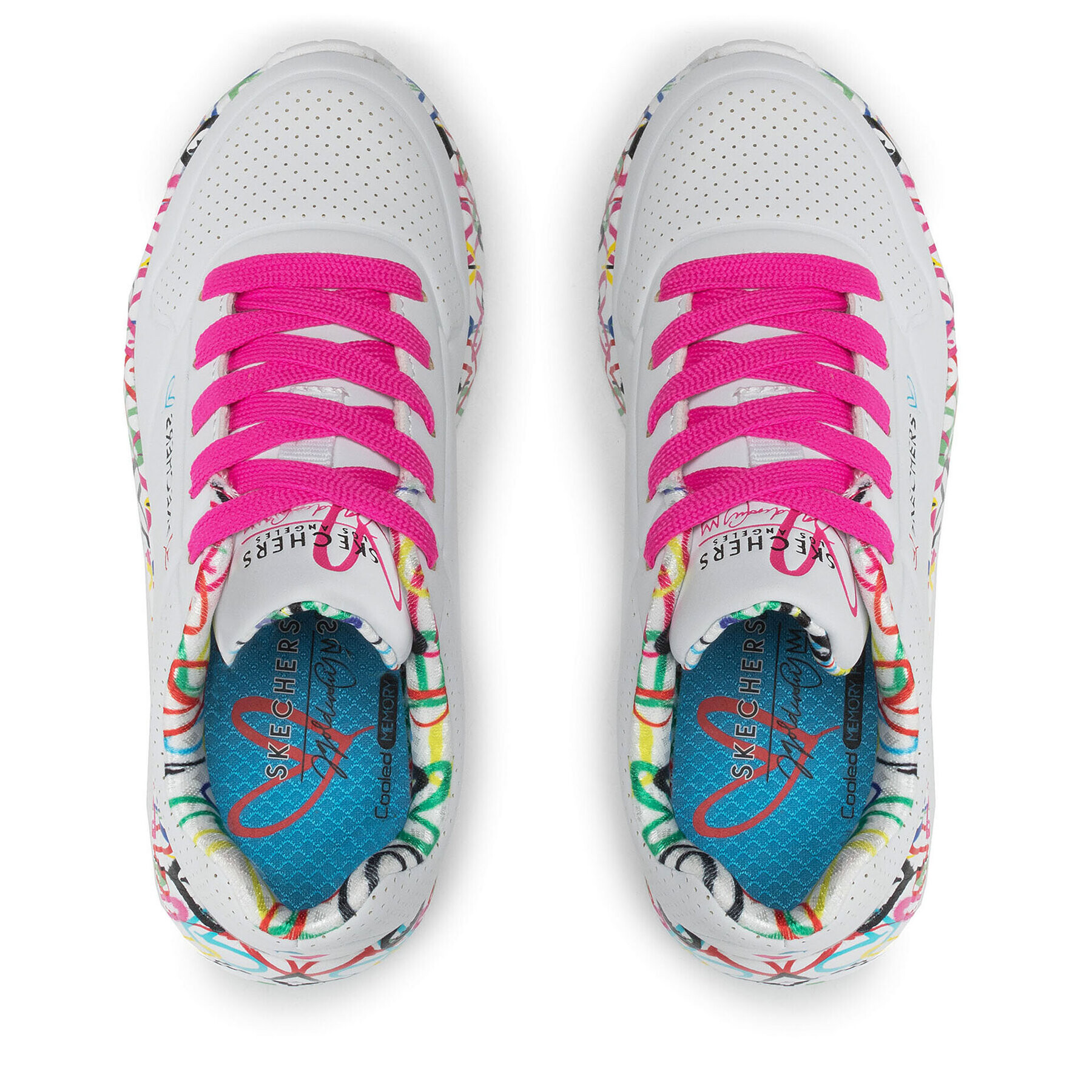 Skechers Sneakers Lovely Luv 314976L/WMLT Alb - Pled.ro