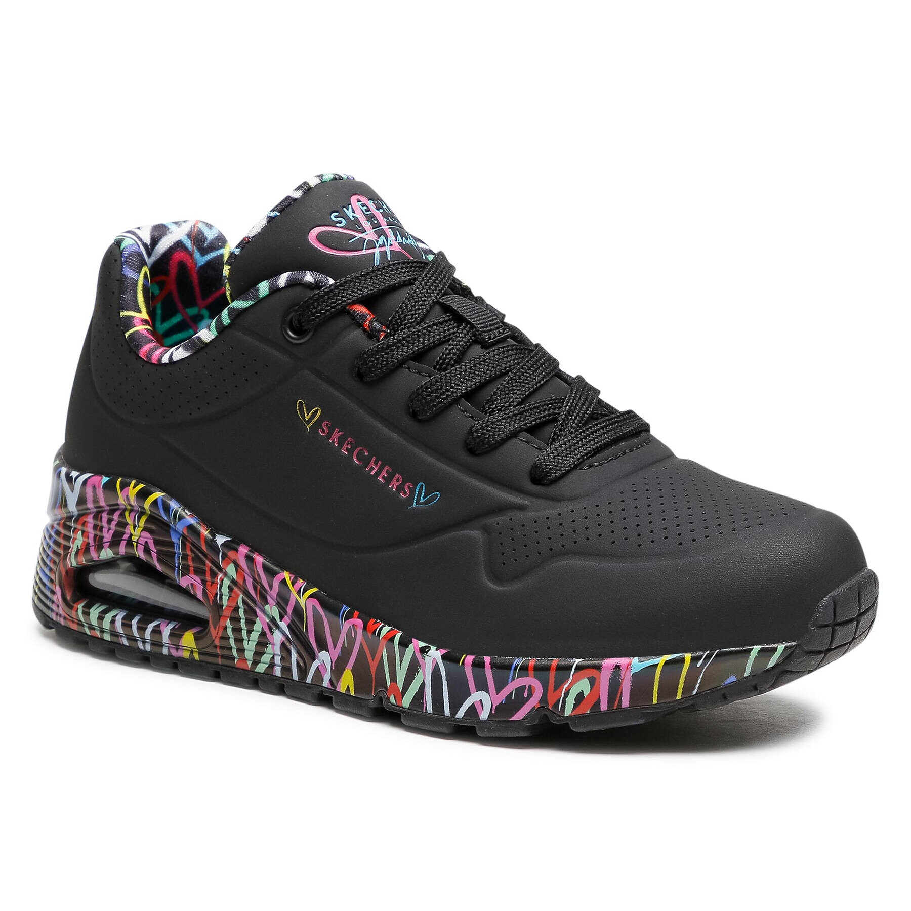 Skechers Sneakers Loving Love 155506/BBK Negru - Pled.ro