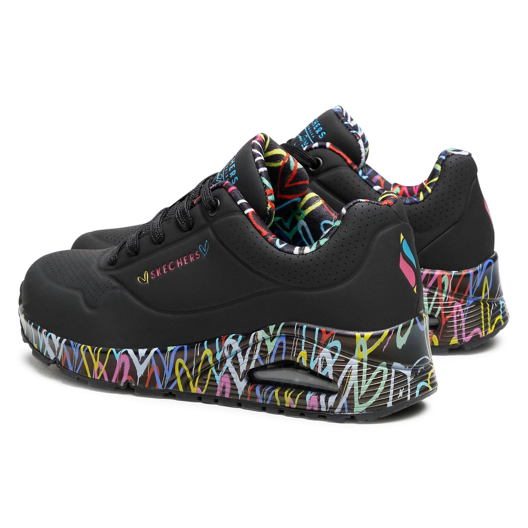 Skechers Sneakers Loving Love 155506/BBK Negru - Pled.ro