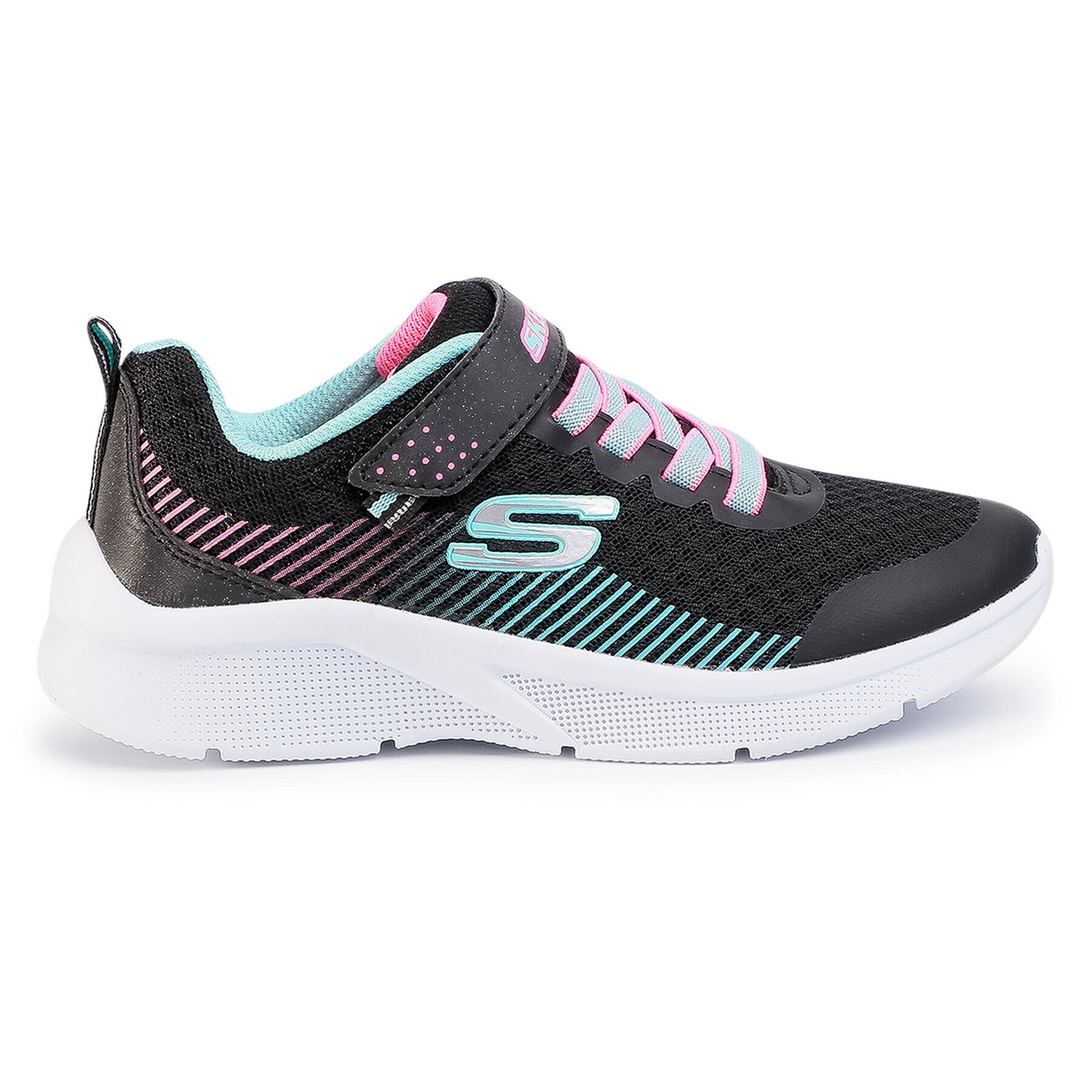 Skechers Sneakers Microspec 302016L/BKAQ Negru - Pled.ro