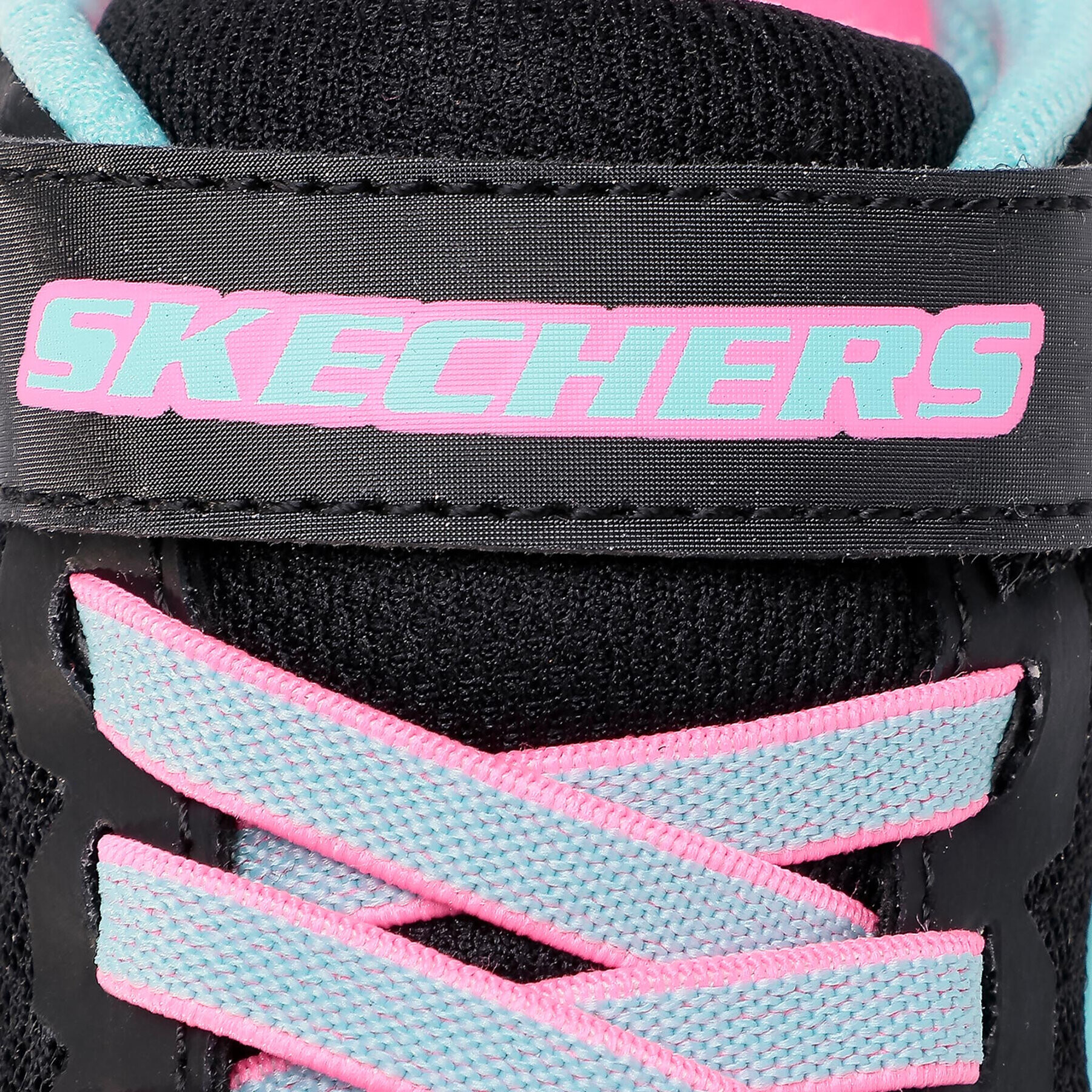 Skechers Sneakers Microspec 302016L/BKAQ Negru - Pled.ro