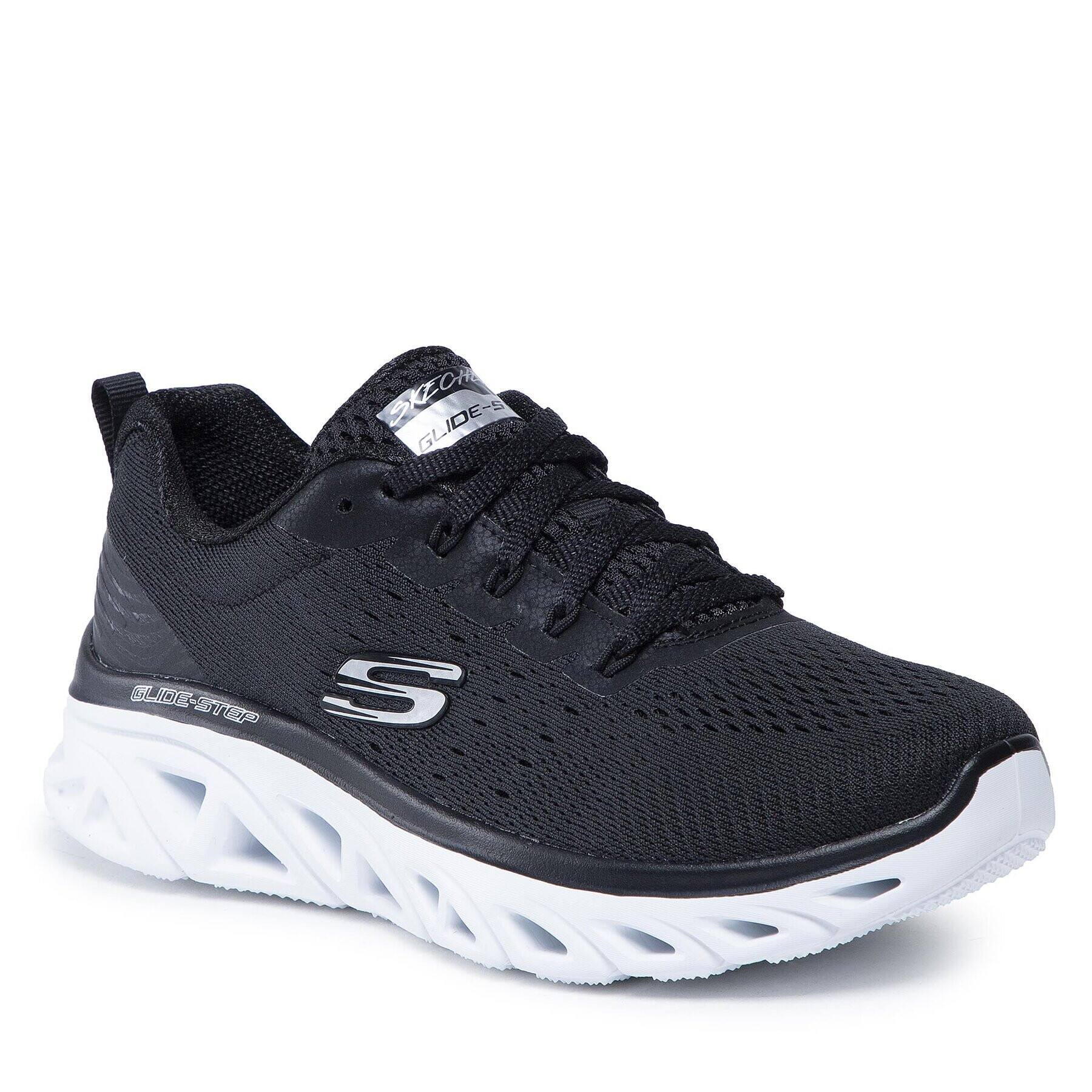 Skechers Sneakers New Facets 149556/BKW Negru - Pled.ro