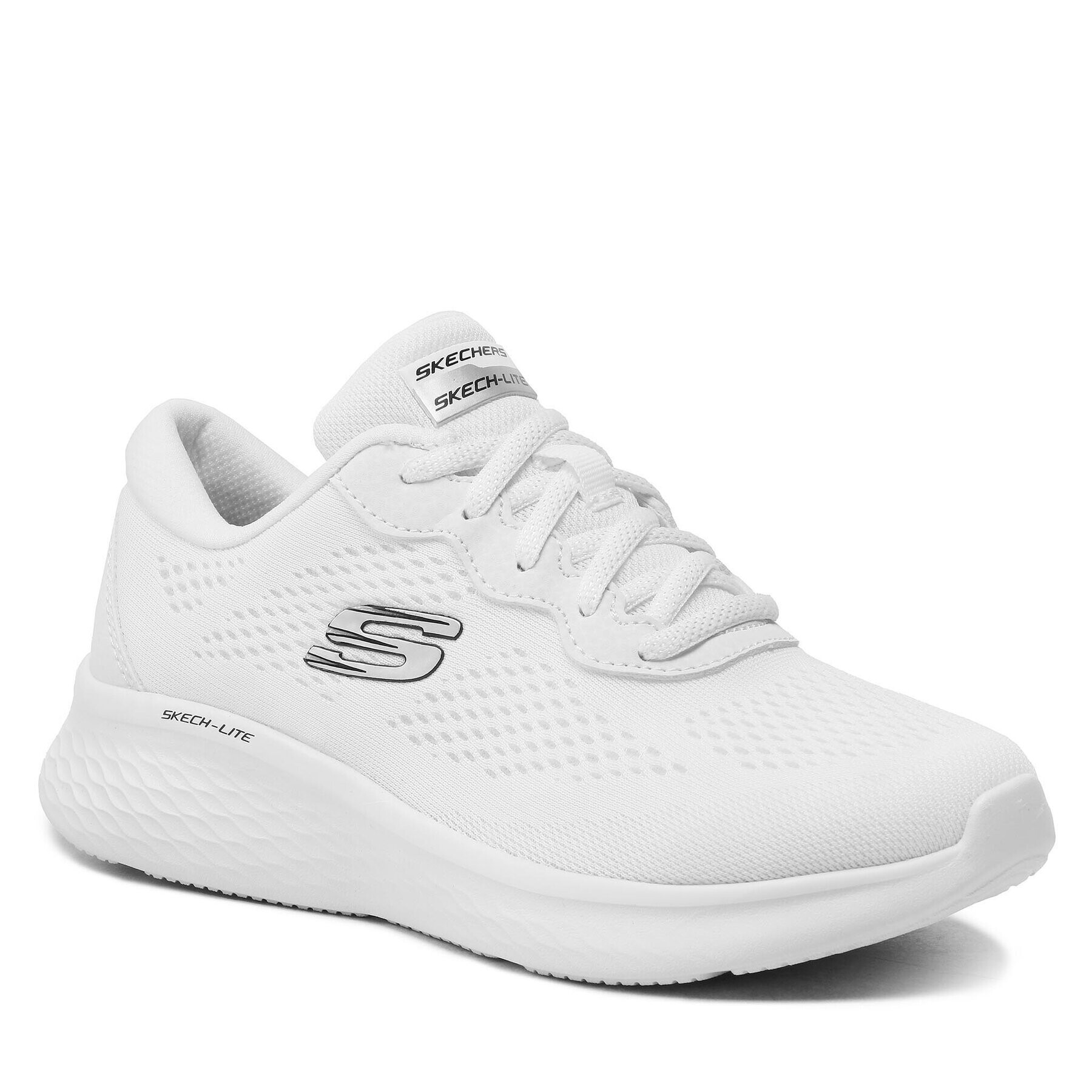 Skechers Sneakers Perfect Time 149991/WBK Alb - Pled.ro