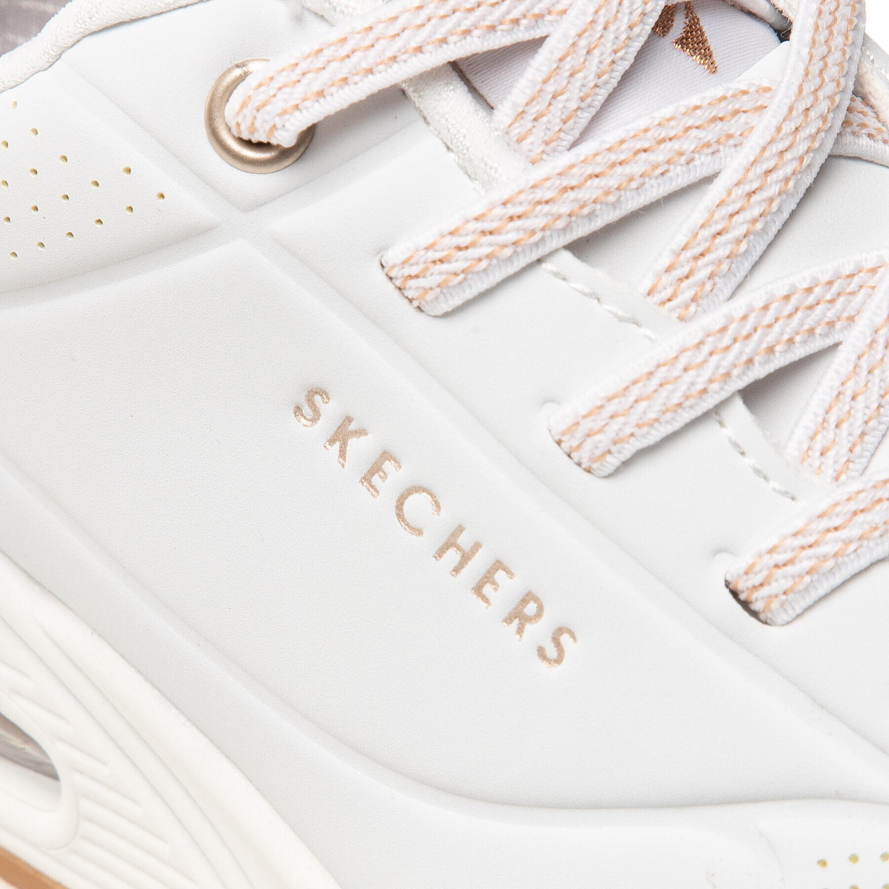 Skechers Sneakers Uno Shimmer Away 155196/WHT Alb - Pled.ro