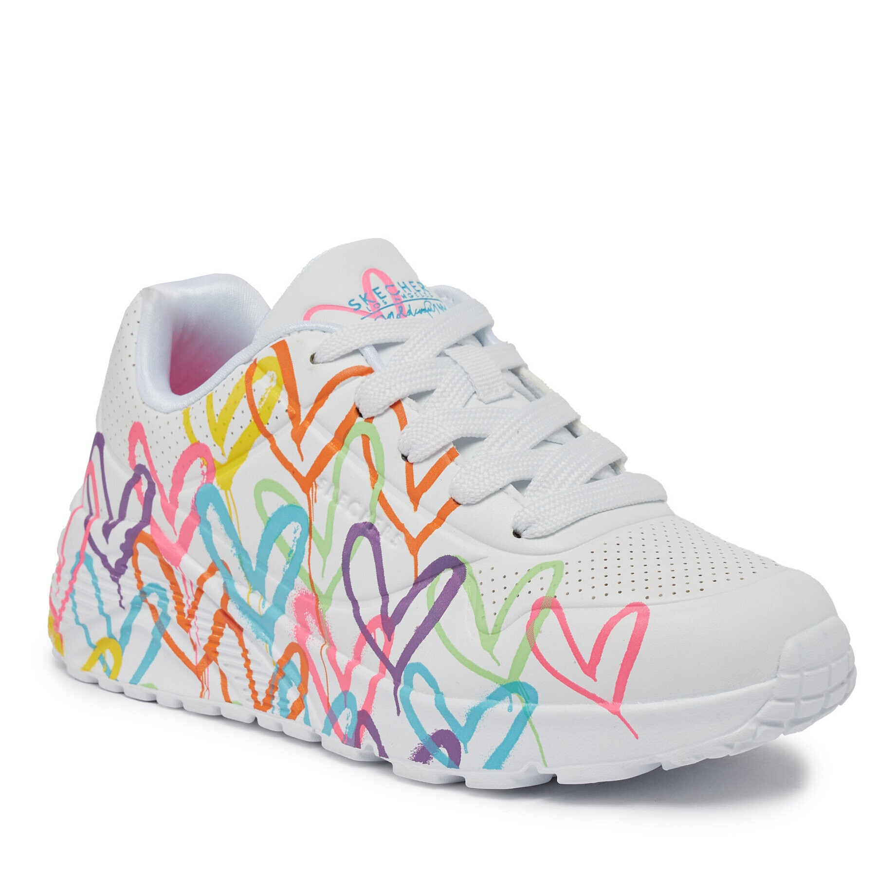 Skechers Sneakers Uno Lite Spread The Love 314064L/WML Alb - Pled.ro