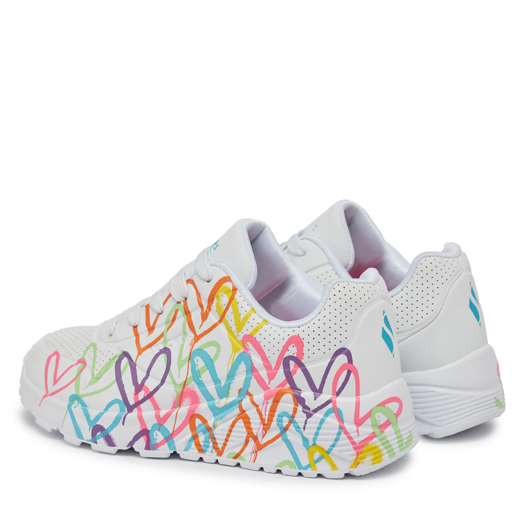 Skechers Sneakers Uno Lite Spread The Love 314064L/WML Alb - Pled.ro