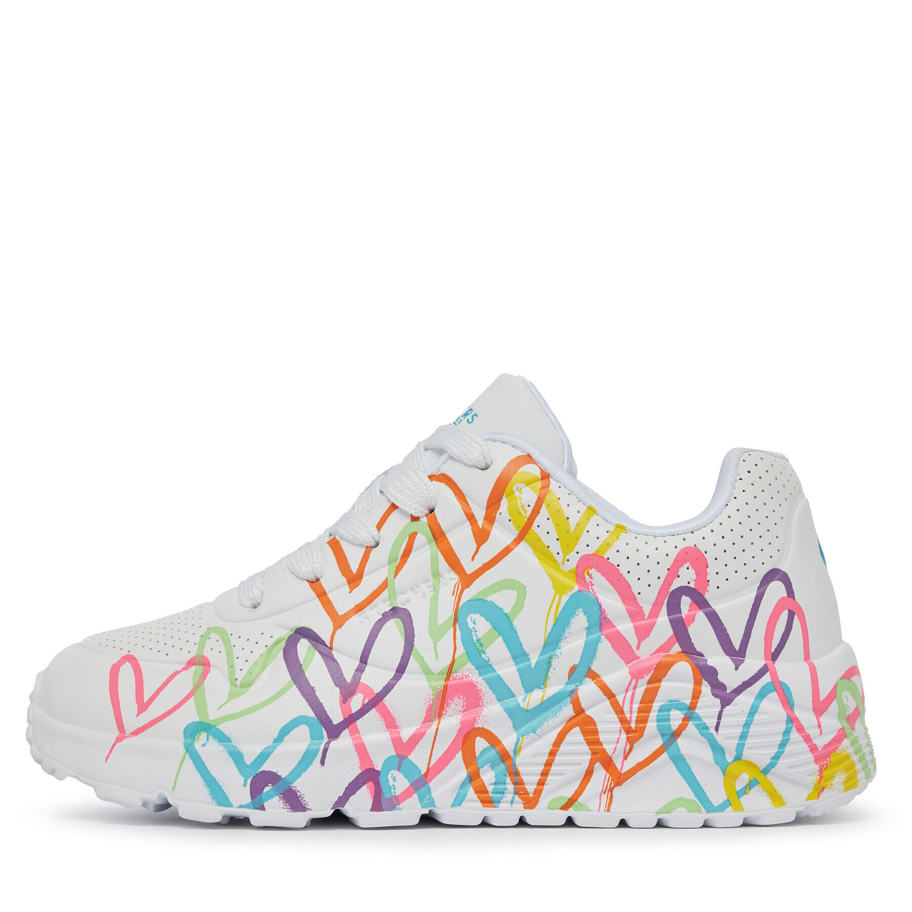 Skechers Sneakers Uno Lite Spread The Love 314064L/WML Alb - Pled.ro