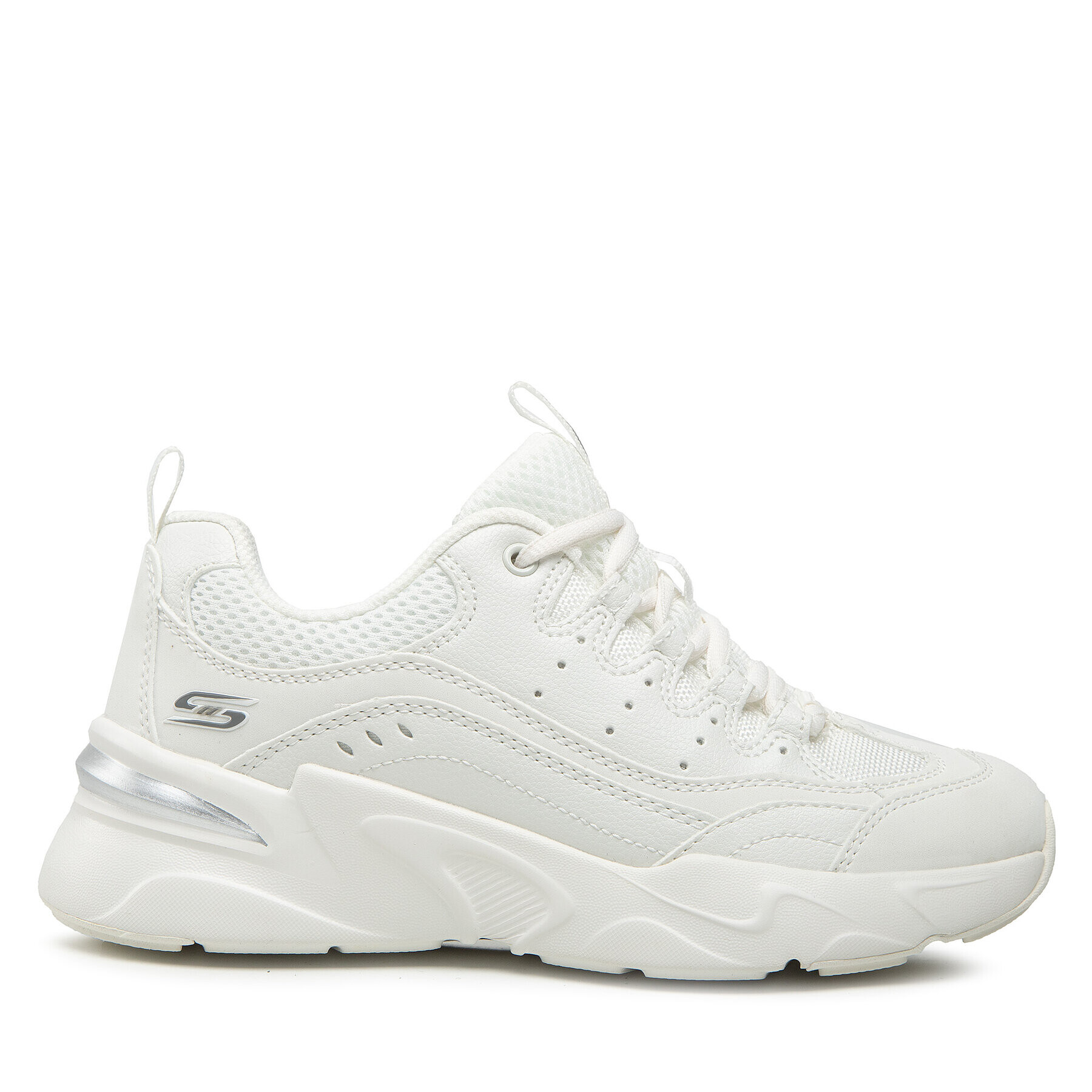 Skechers Sneakers Star Strikez 117355/OFWT Alb - Pled.ro