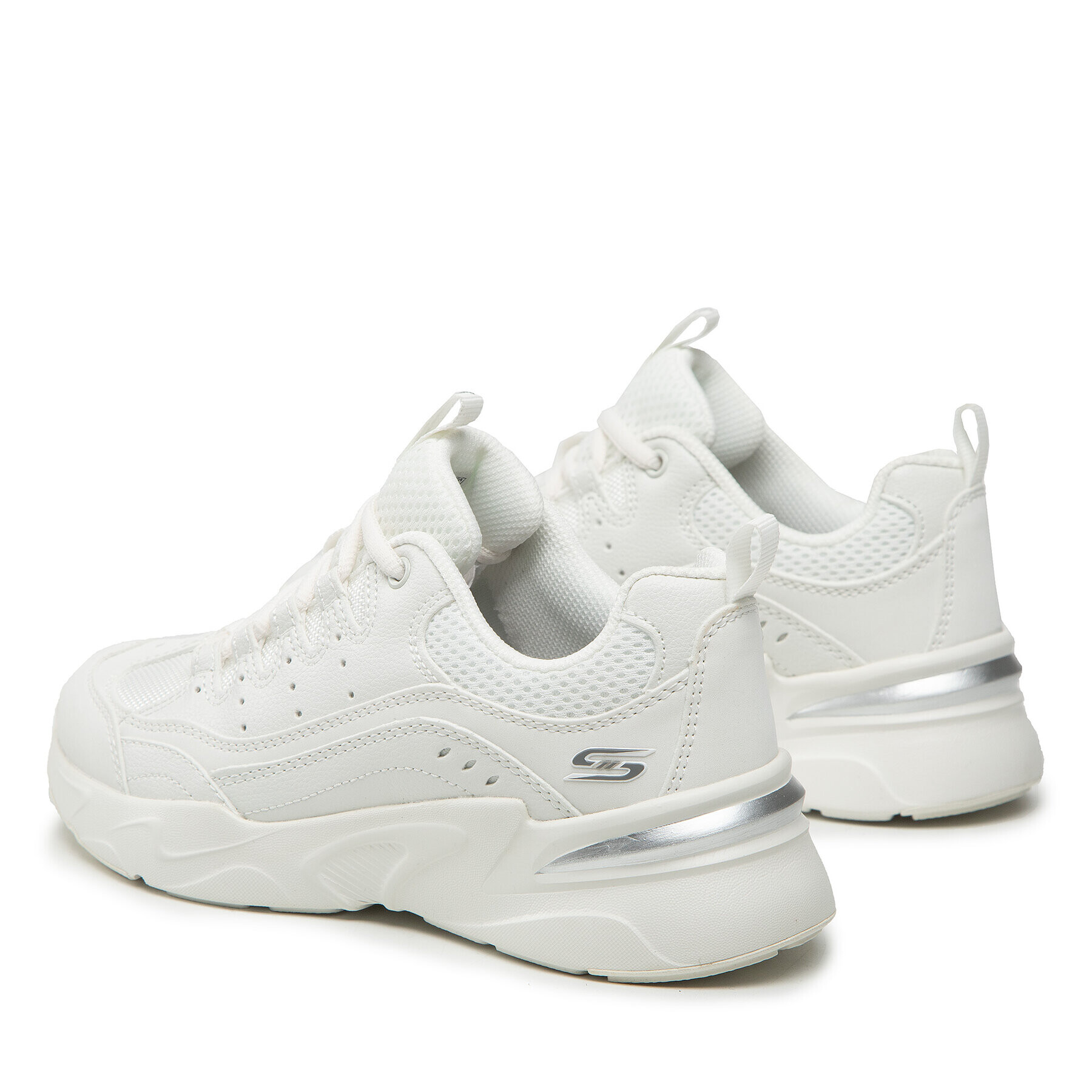 Skechers Sneakers Star Strikez 117355/OFWT Alb - Pled.ro