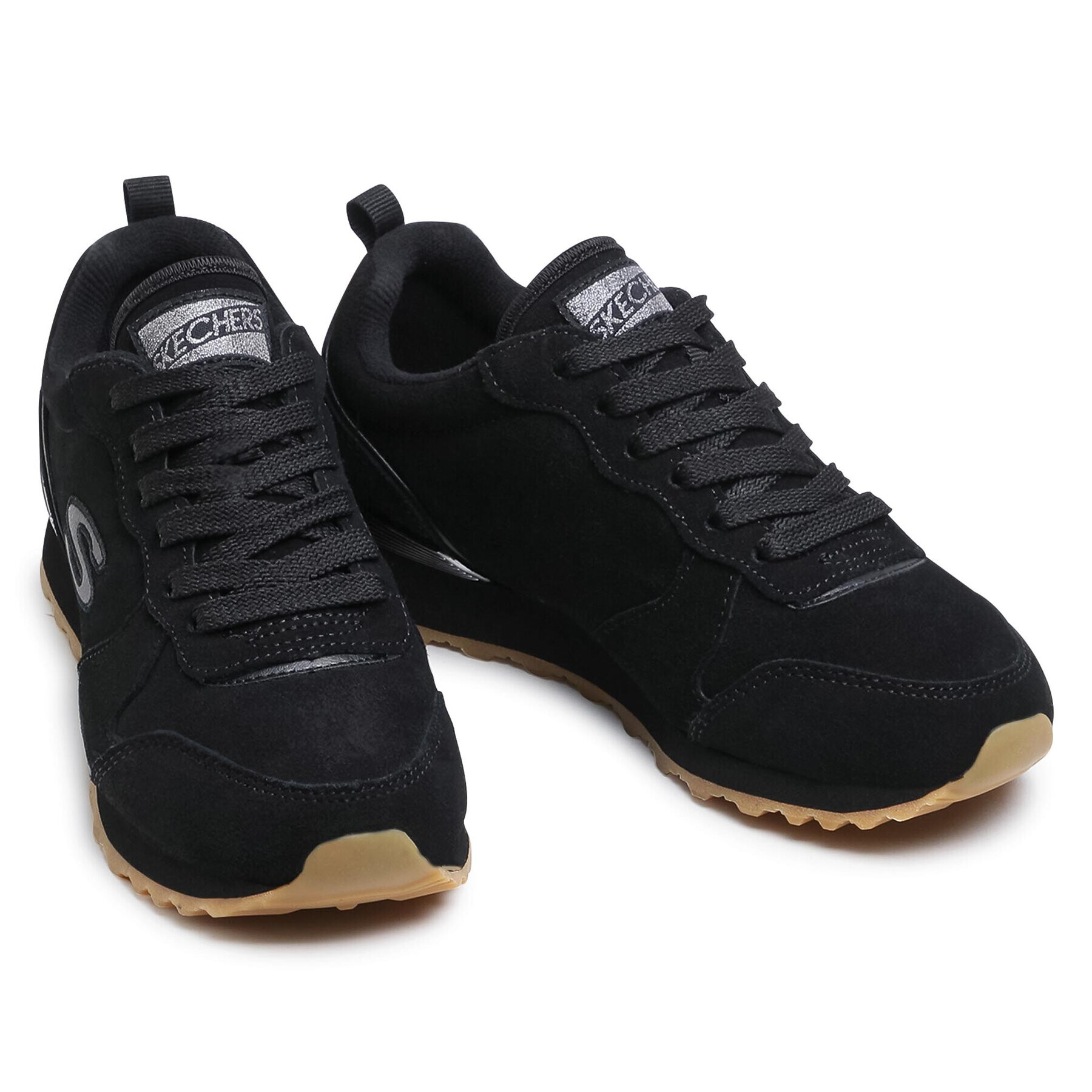 Skechers Sneakers Suede Eaze 155286/BBK Negru - Pled.ro