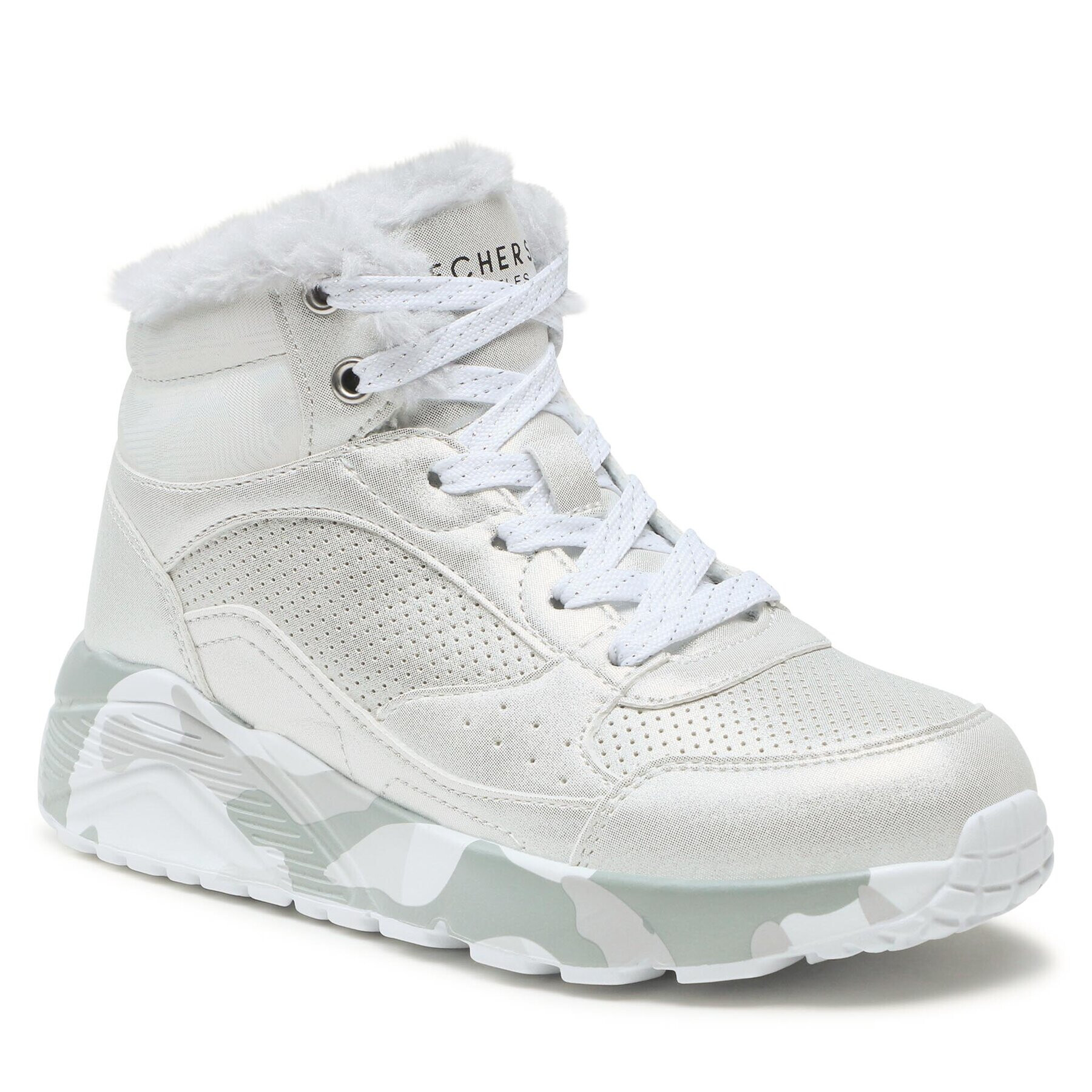 Skechers Sneakers Uno Lite Camo Dazzle 310485L/SLGY Argintiu - Pled.ro