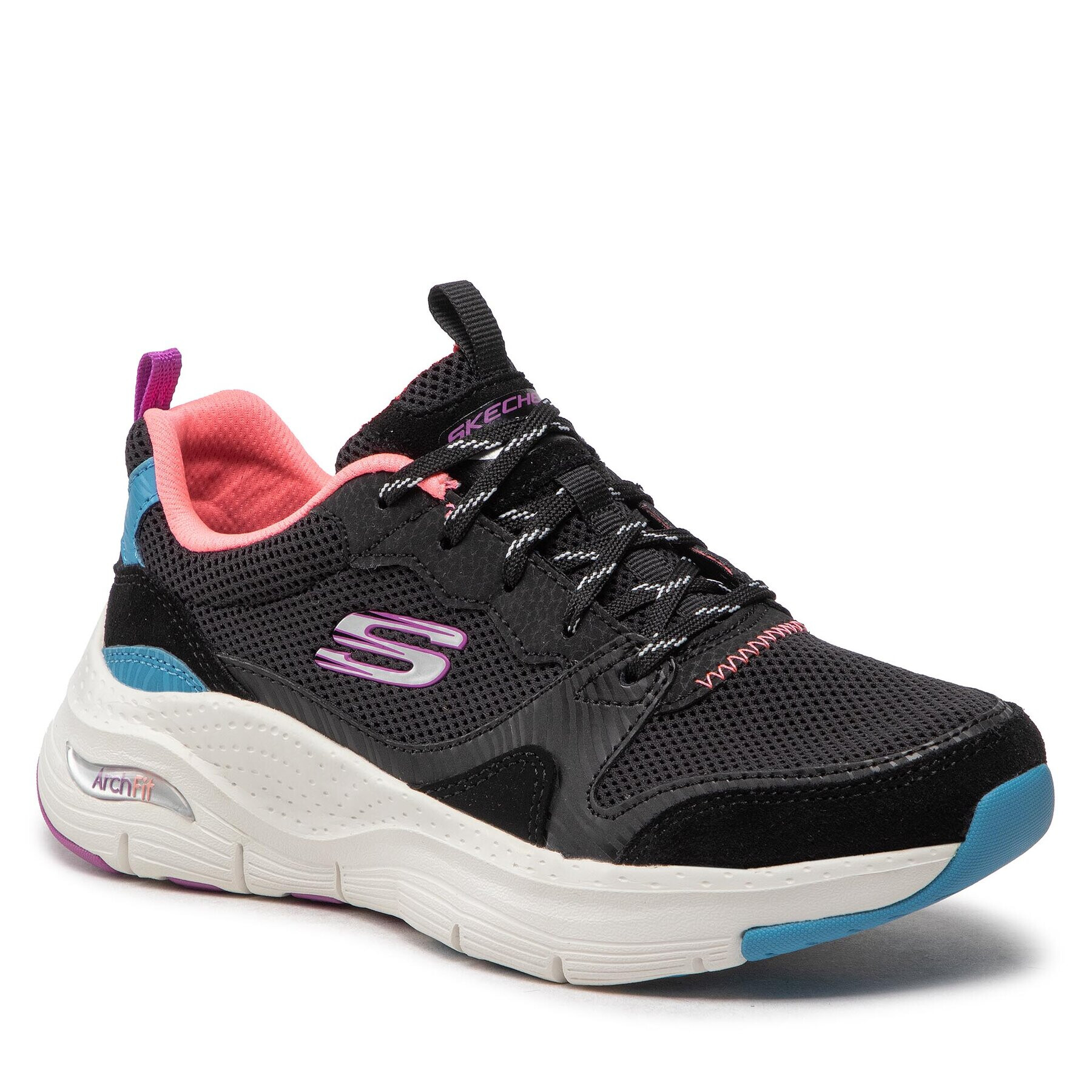 Skechers Sneakers Vista View 149723/BKMT Negru - Pled.ro