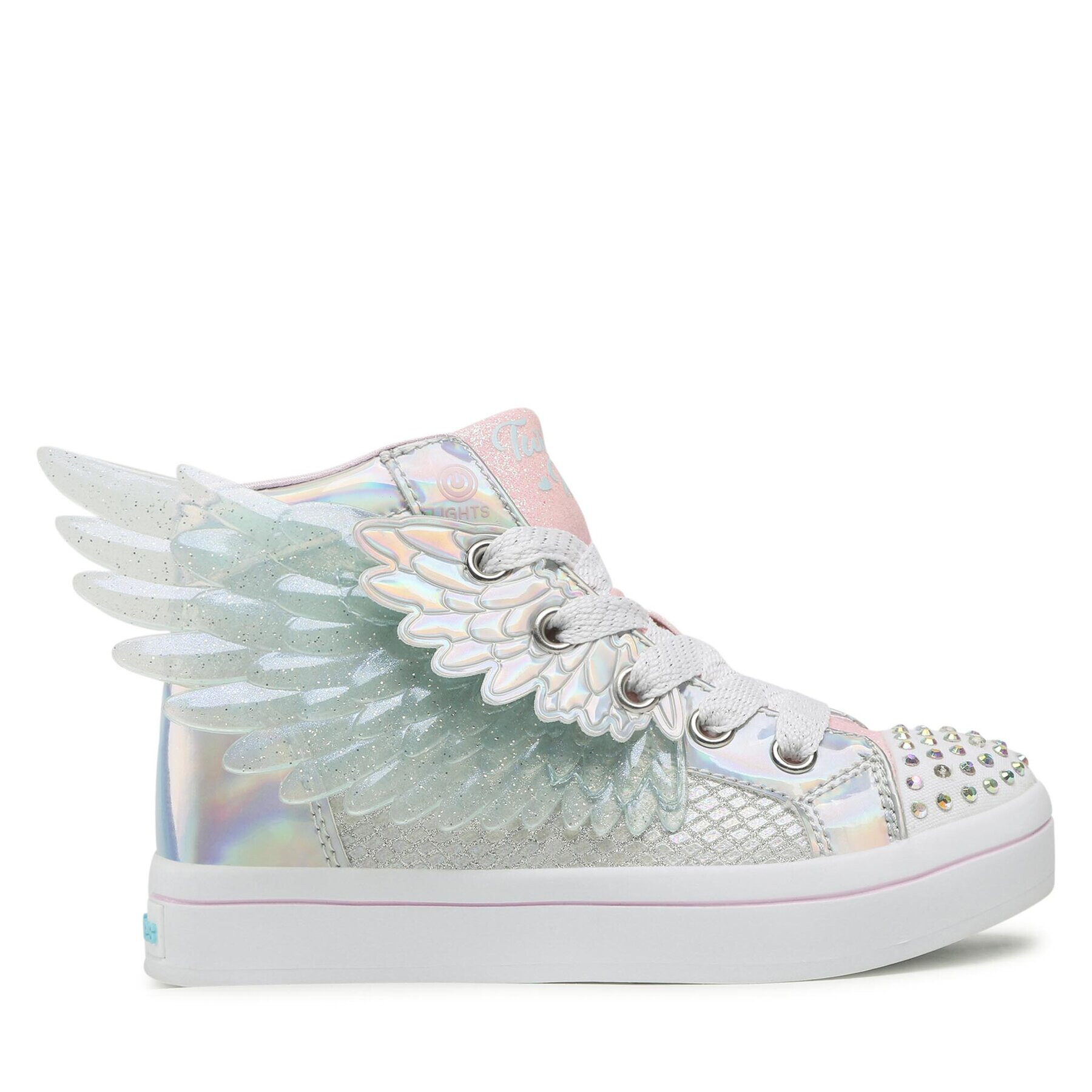 Skechers Teniși Unicorn Wings 314401L/SLPK Argintiu - Pled.ro