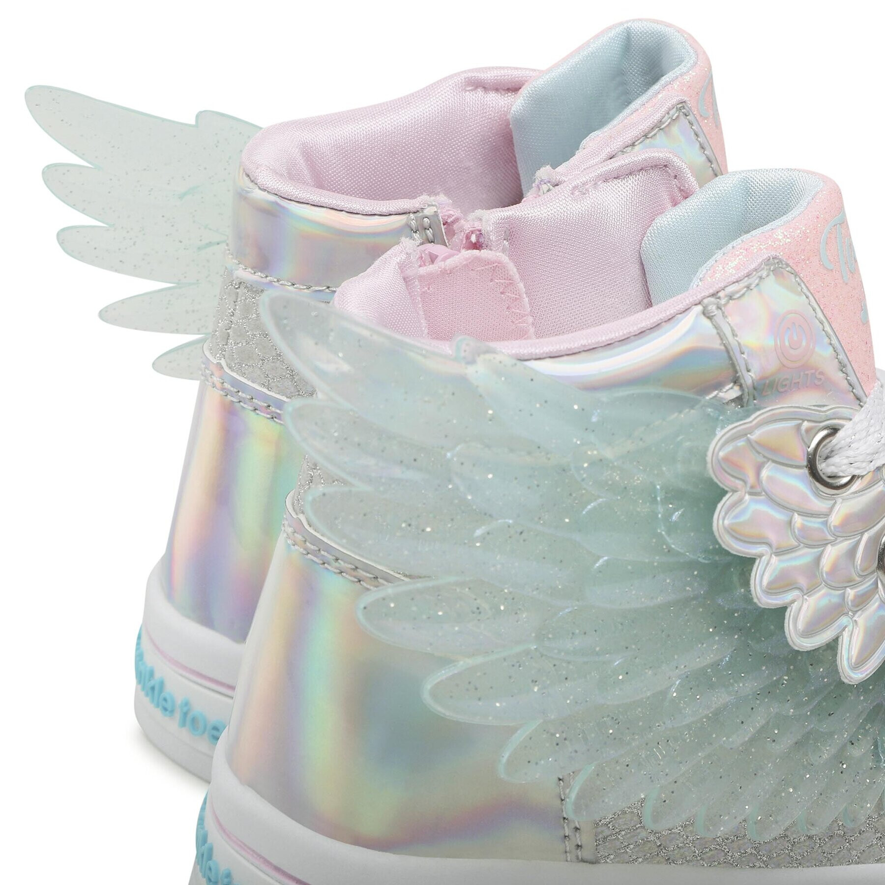 Skechers Teniși Unicorn Wings 314401L/SLPK Argintiu - Pled.ro