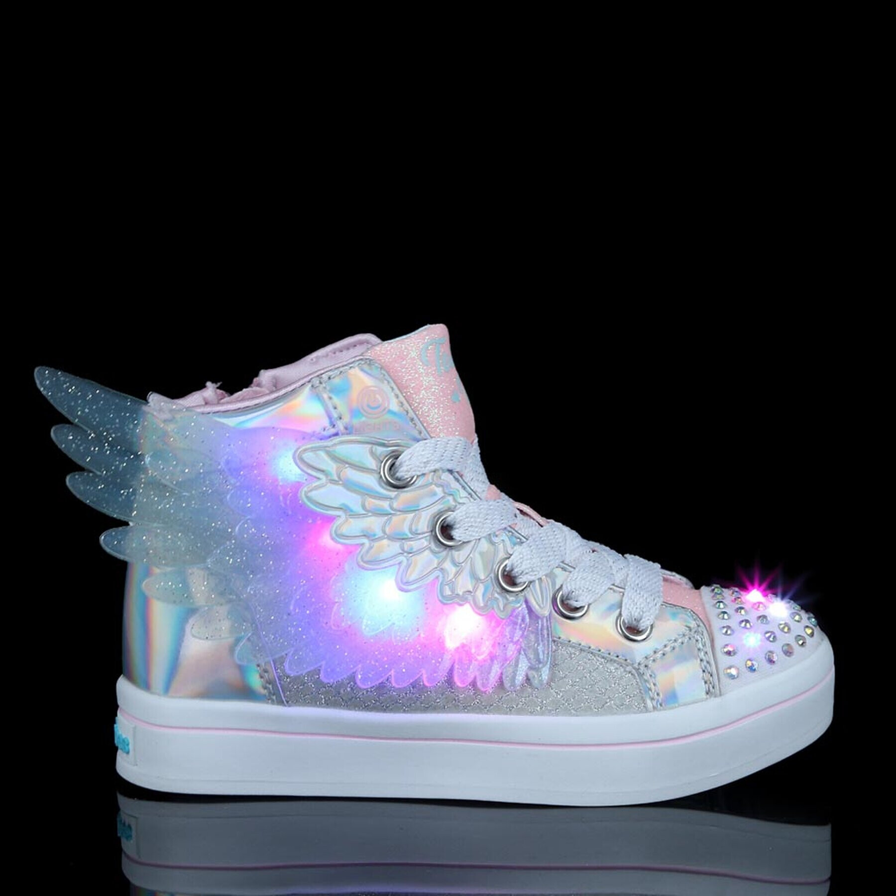 Skechers Teniși Unicorn Wings 314401L/SLPK Argintiu - Pled.ro