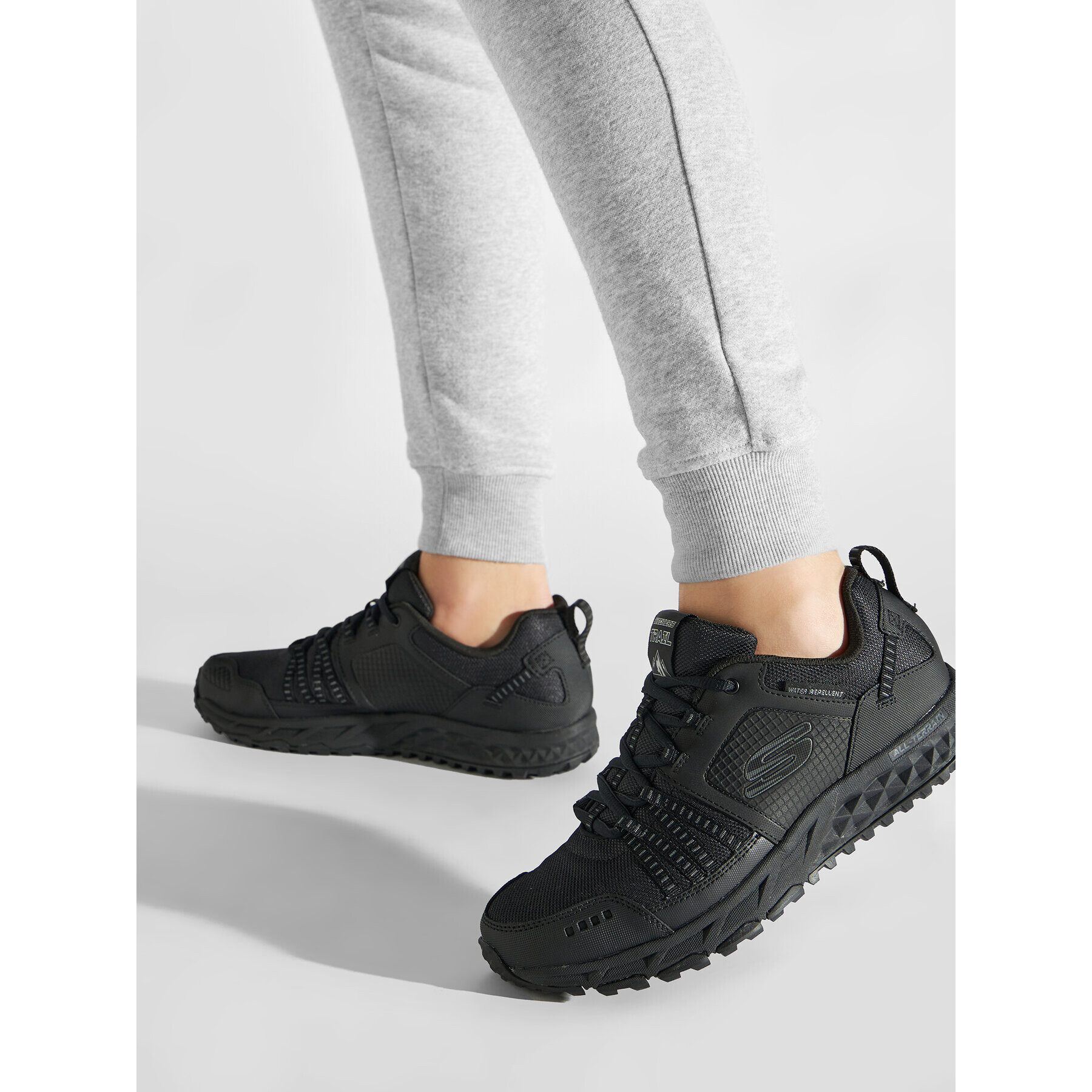 Skechers Trekkings Escape Plan 51591/BBK Negru - Pled.ro