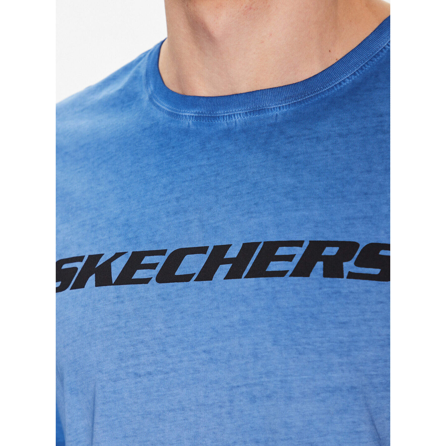 Skechers Tricou Breakers M02TS76 Albastru Regular Fit - Pled.ro