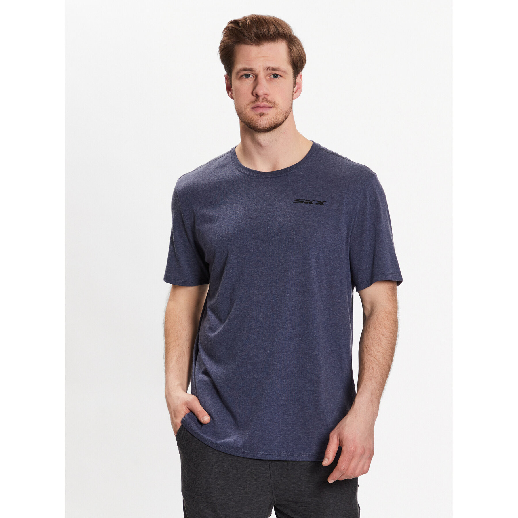 Skechers Tricou Godri Premium M1TS274 Bleumarin Regular Fit - Pled.ro