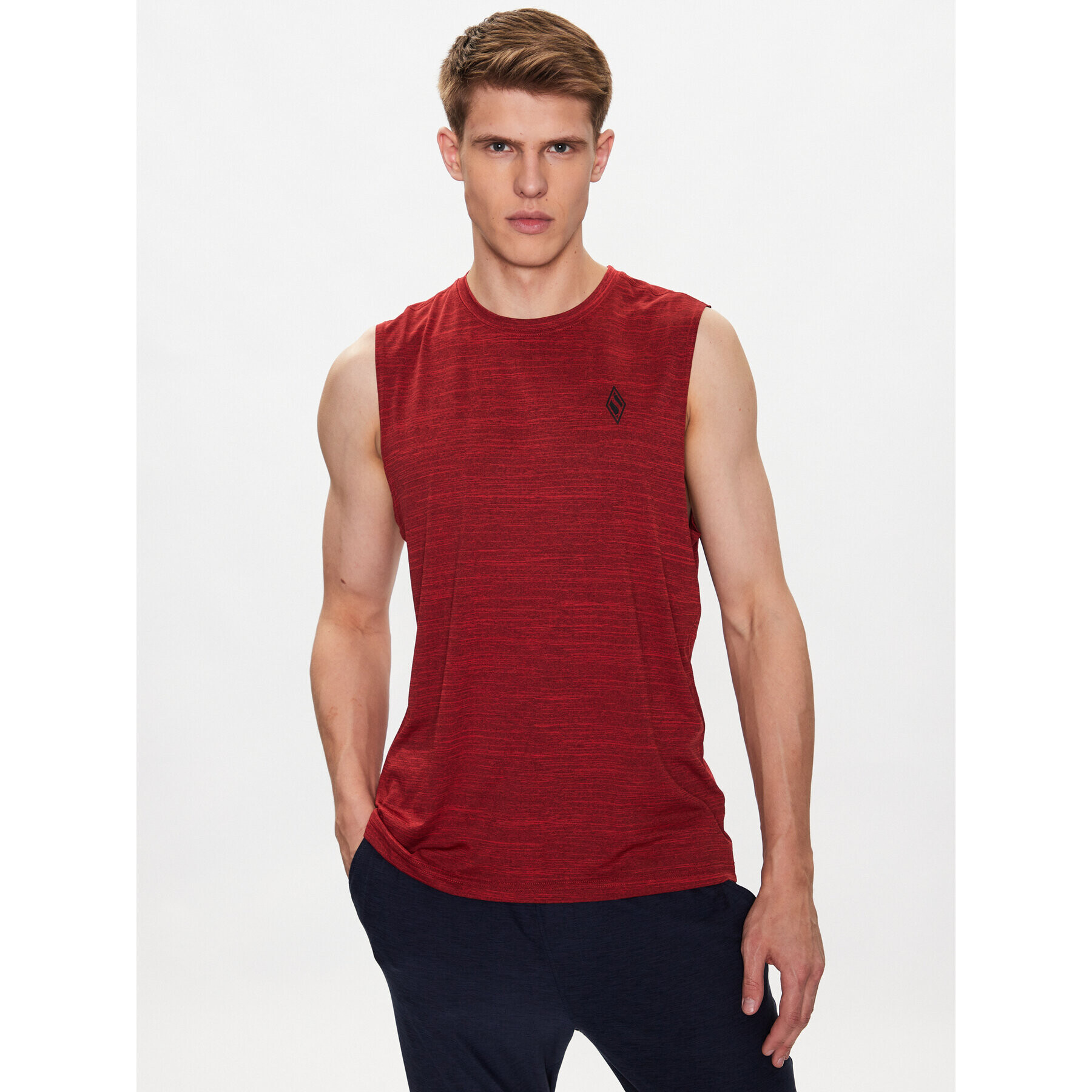 Skechers Tricou tehnic On The Road Muscle M2TT25 Roșu Regular Fit - Pled.ro